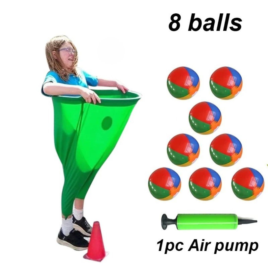 Granny Pants Yard Game – Giant Hilarious Outdoor Catch Game with Oversized Pants & Bouncy Balls