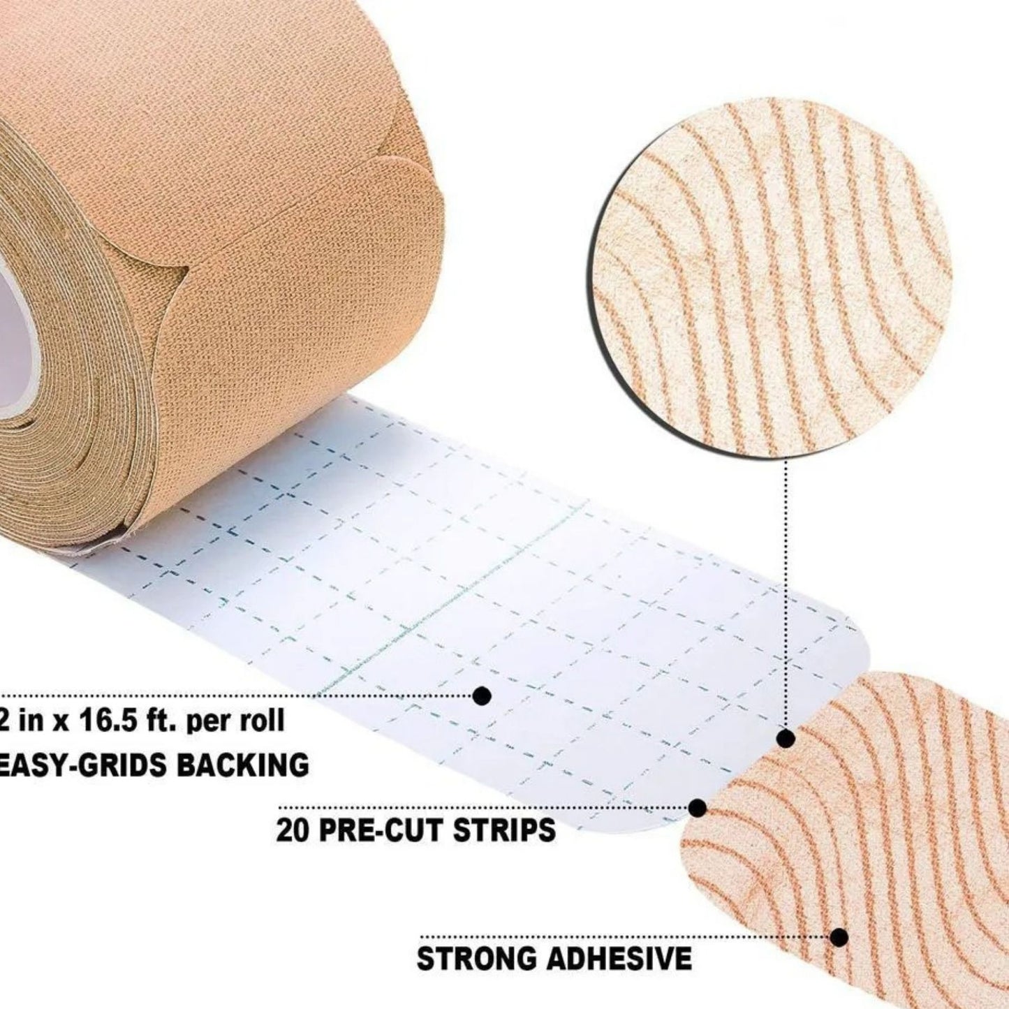 Precut Maternity Belly Support Tape