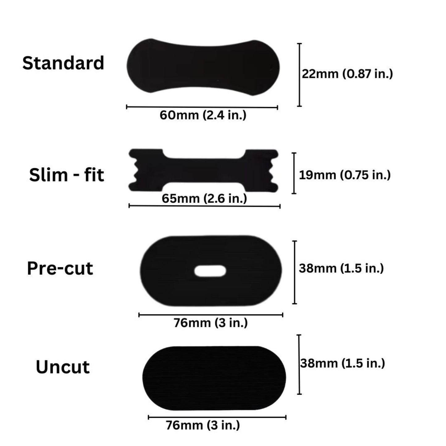 Standard Nasal Strips- Comfort Tape for Sleep & Active Lifestyles