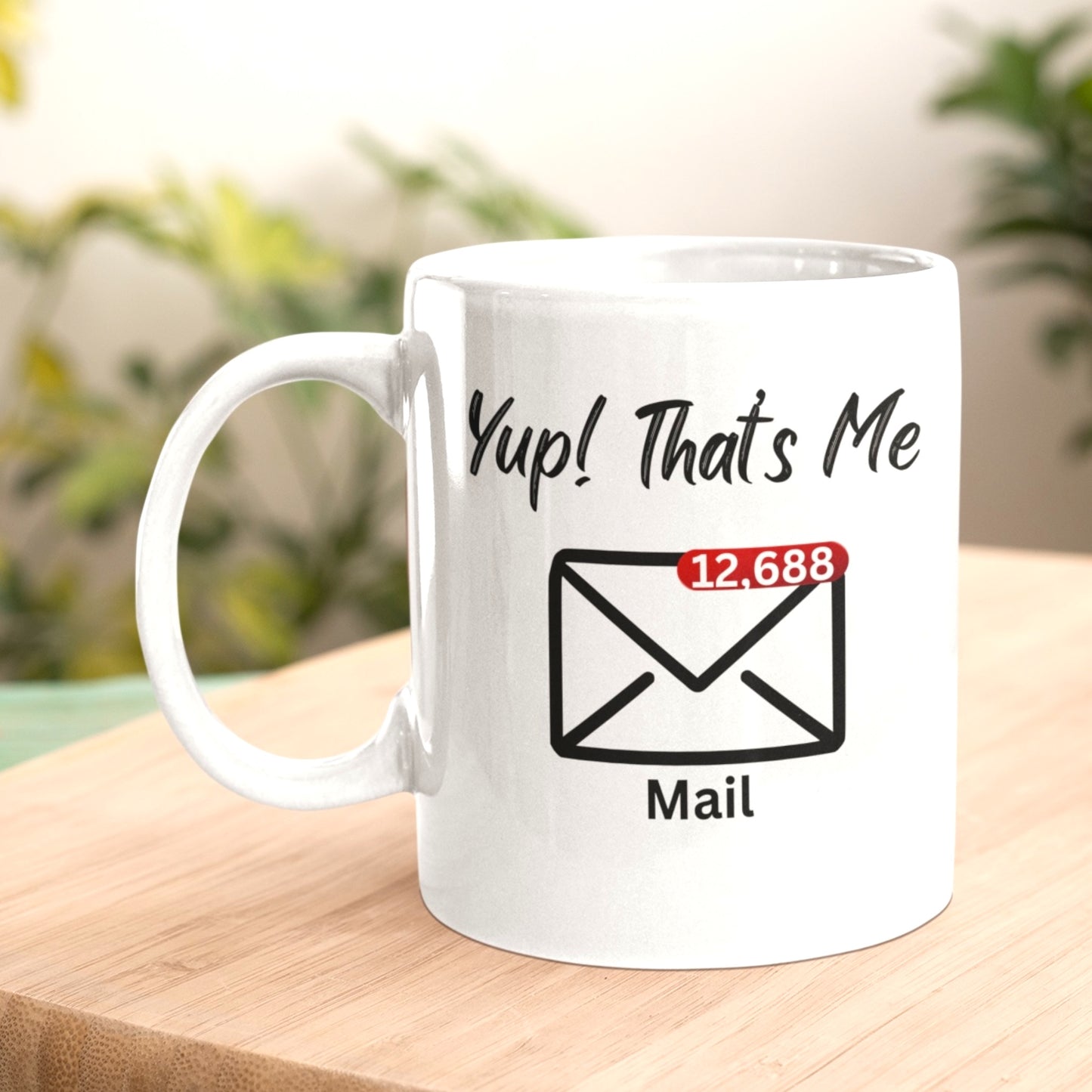Funny Unread Emails Coffee Mug 11oz