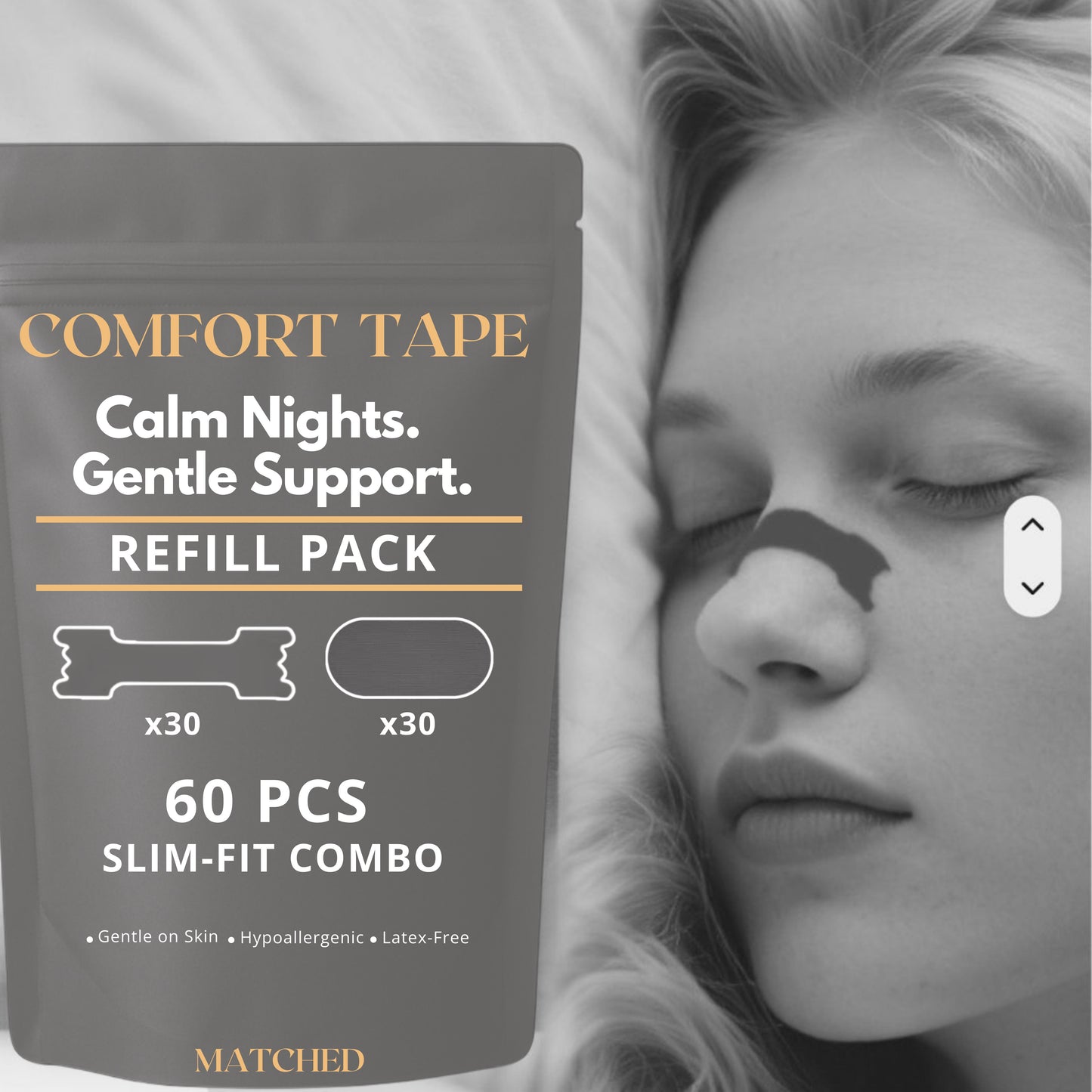Starter Kit- Comfort Tape for Sleep & Active Lifestyles.