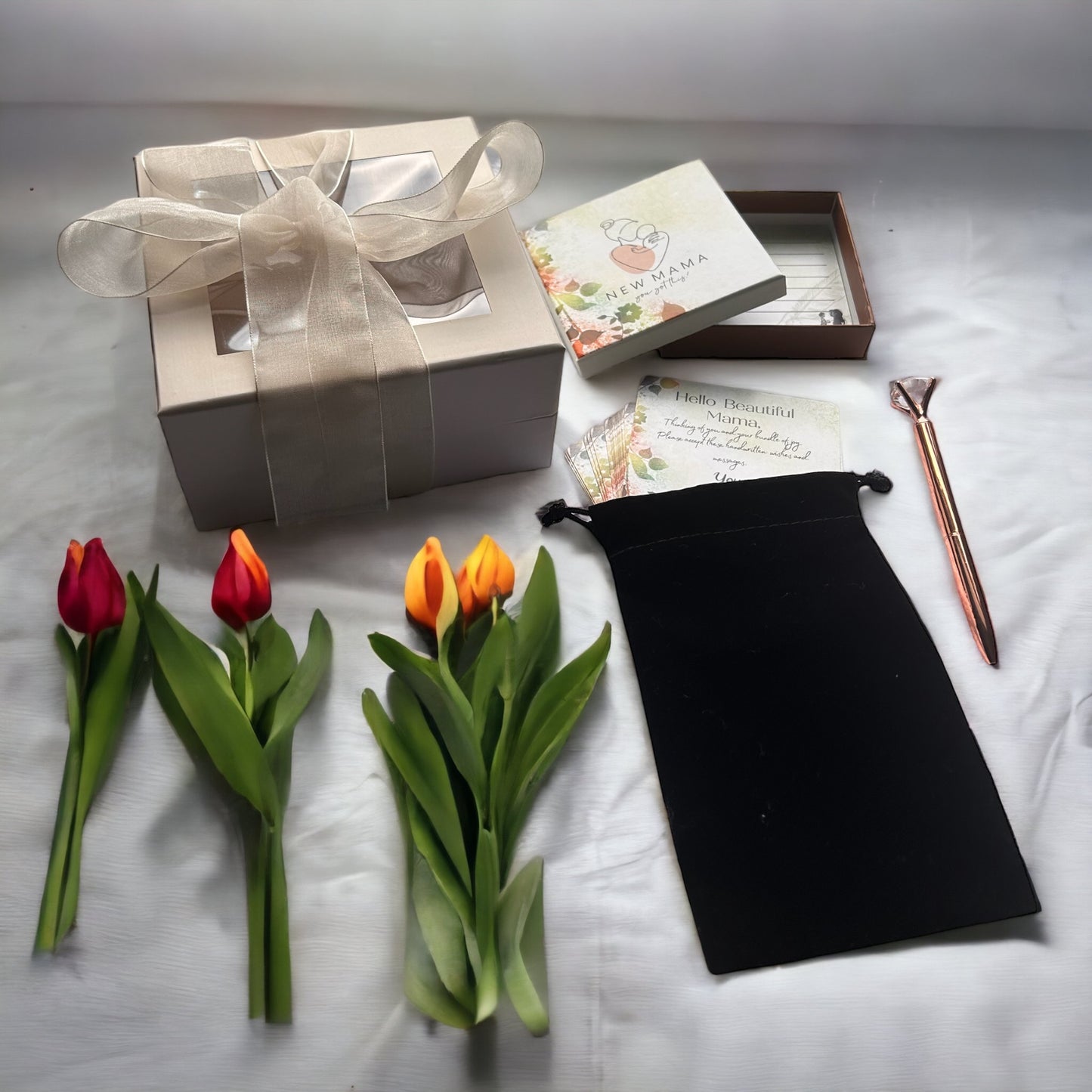 Neutral Baby Shower Guest Book Alternative -30 Blank cards & Box Set (3.5 x 3.5 inches).