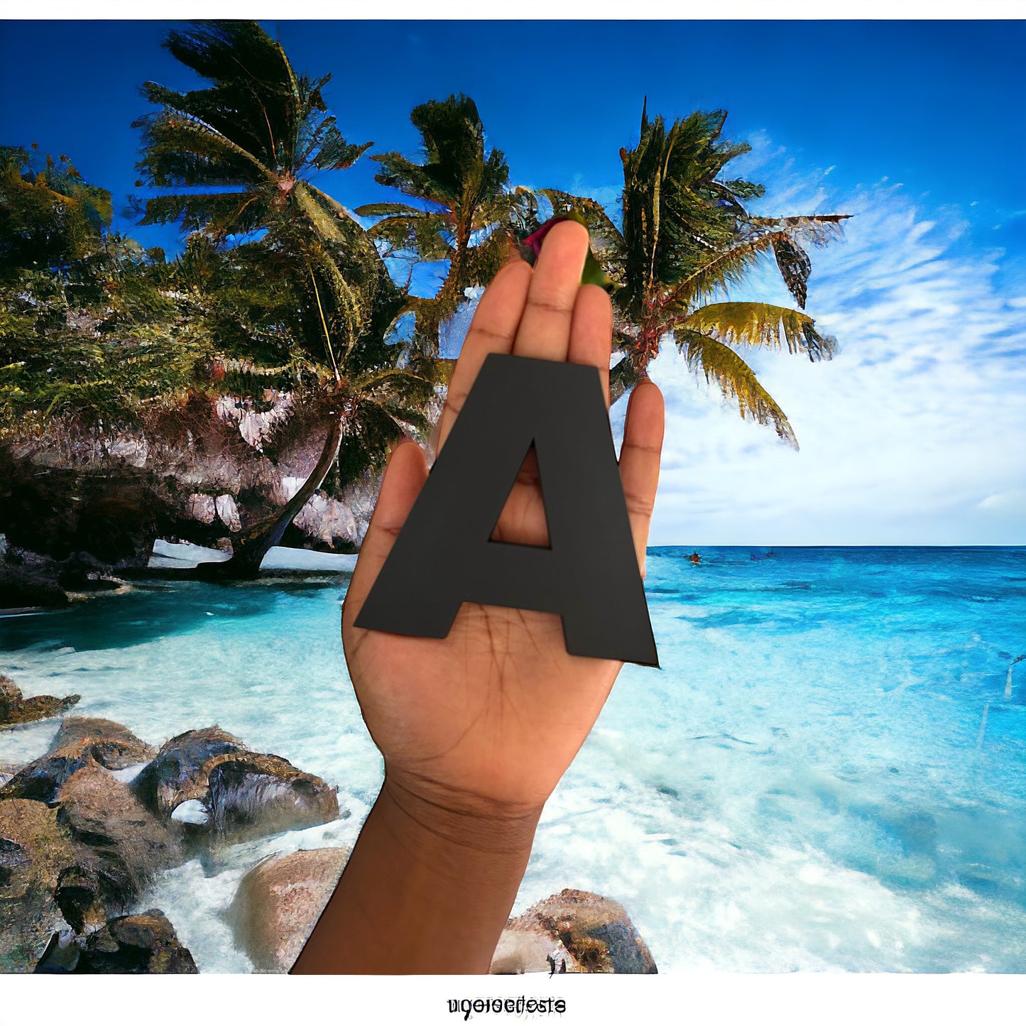 A- Decorative Letter Charm compatible with Bogg Bag & Simply Southern Tote Bag