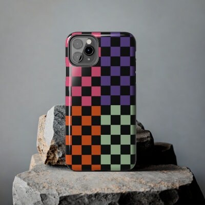 Checkered Phone Case Gift for Birthday, Anniversary, House warming, Mother's Day, Graduation for Her/Him