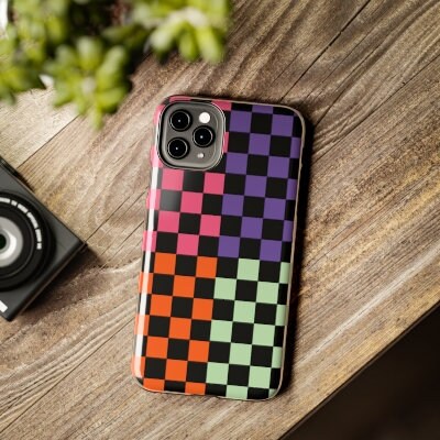 Checkered Phone Case Gift for Birthday, Anniversary, House warming, Mother's Day, Graduation for Her/Him