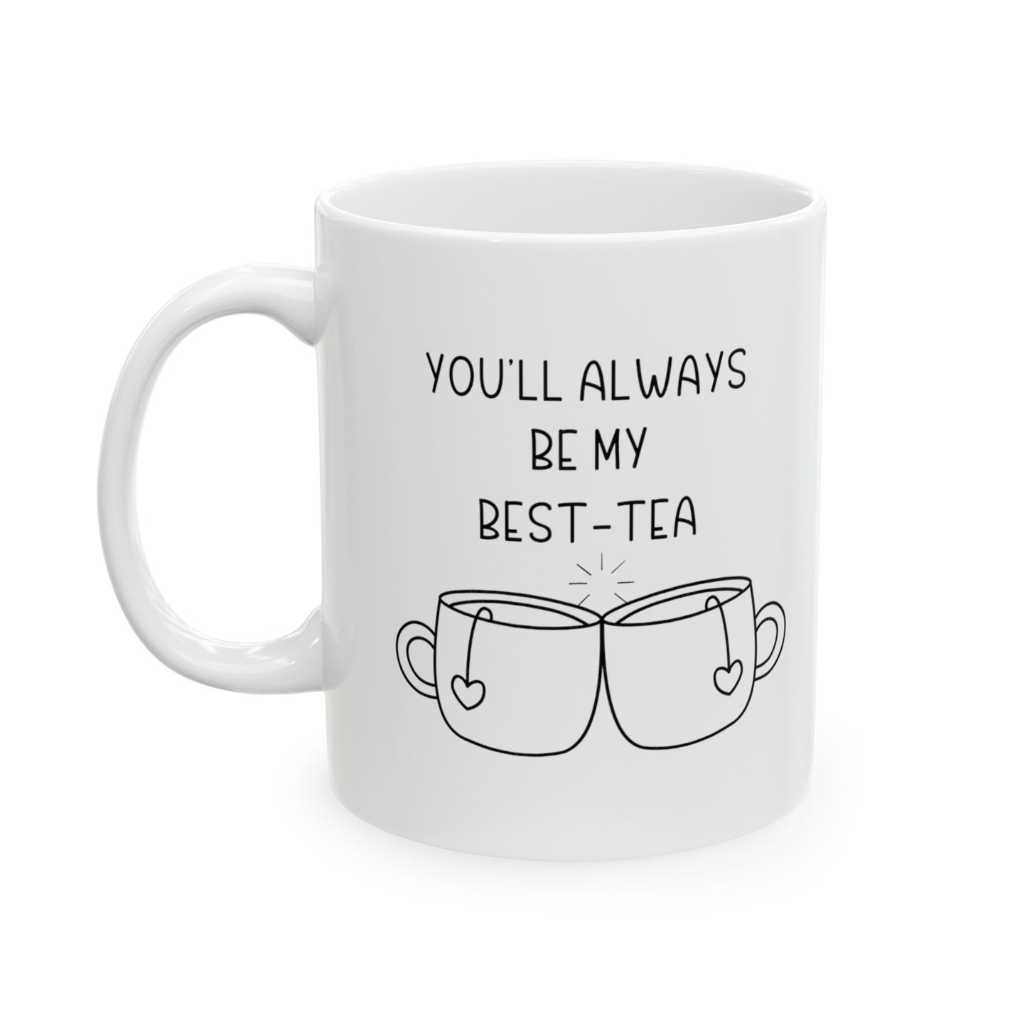 Best- Tea Best Friend Mug Gift, Friendship mug, Long Distance Friend Birthday, Friendiversary Christmas Gift