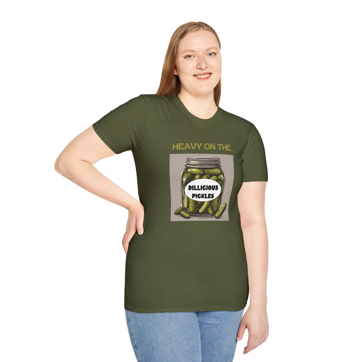 Funny Pickle Shirt, Canned Pickles Dillicious Tshirt Gift for Pickle Lovers, Funny Pickle Jar Sweatshirt,Crewneck Humor Canning Jar shirt