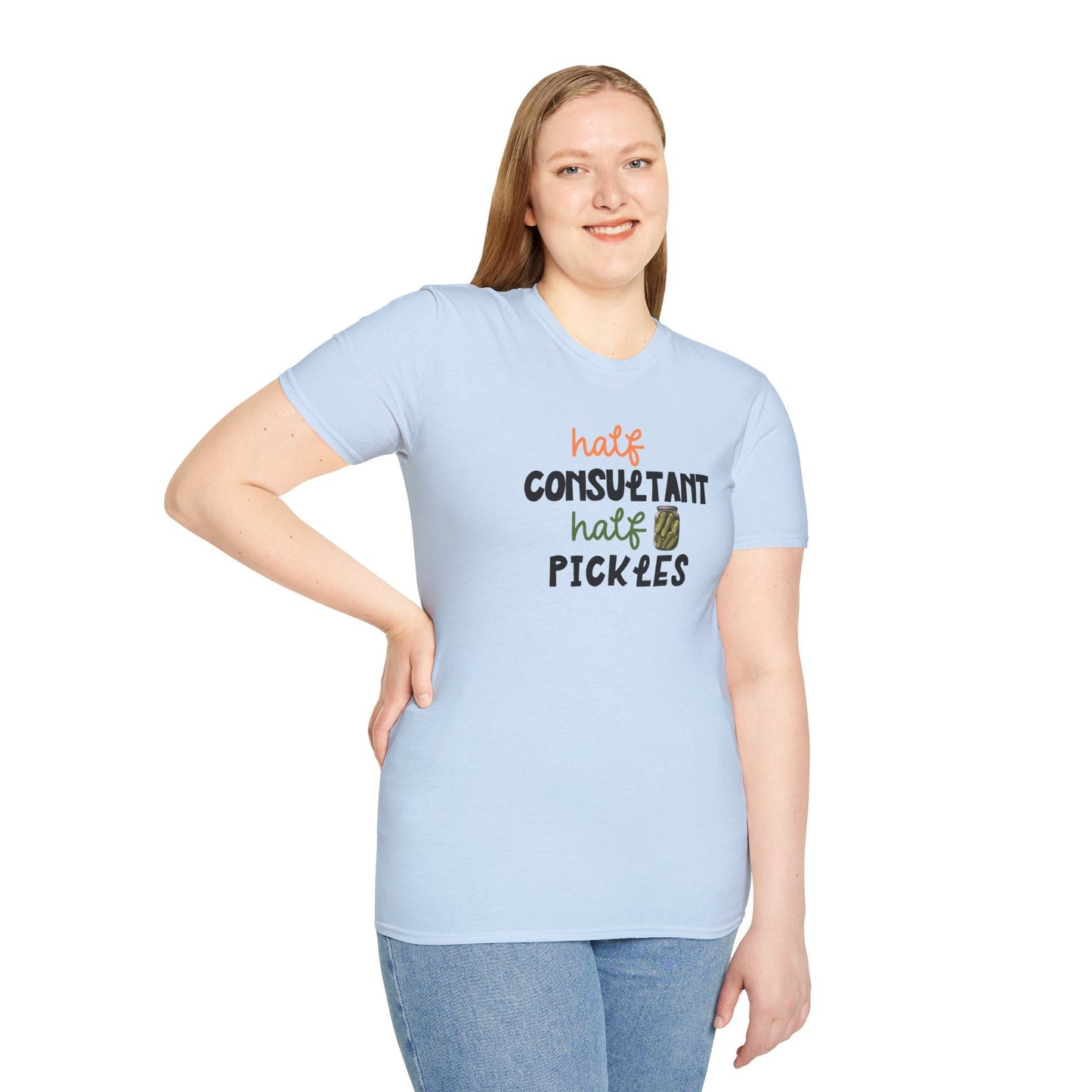 Consultant Tshirt, Funny Pickle Graphic Tees, Vintage Canned Pickles Funny Casual tshirt gift for her or him, Humor T-Shirt