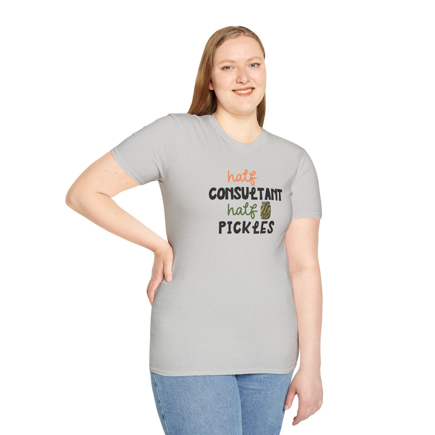 Consultant Tshirt, Funny Pickle Graphic Tees, Vintage Canned Pickles Funny Casual tshirt gift for her or him, Humor T-Shirt