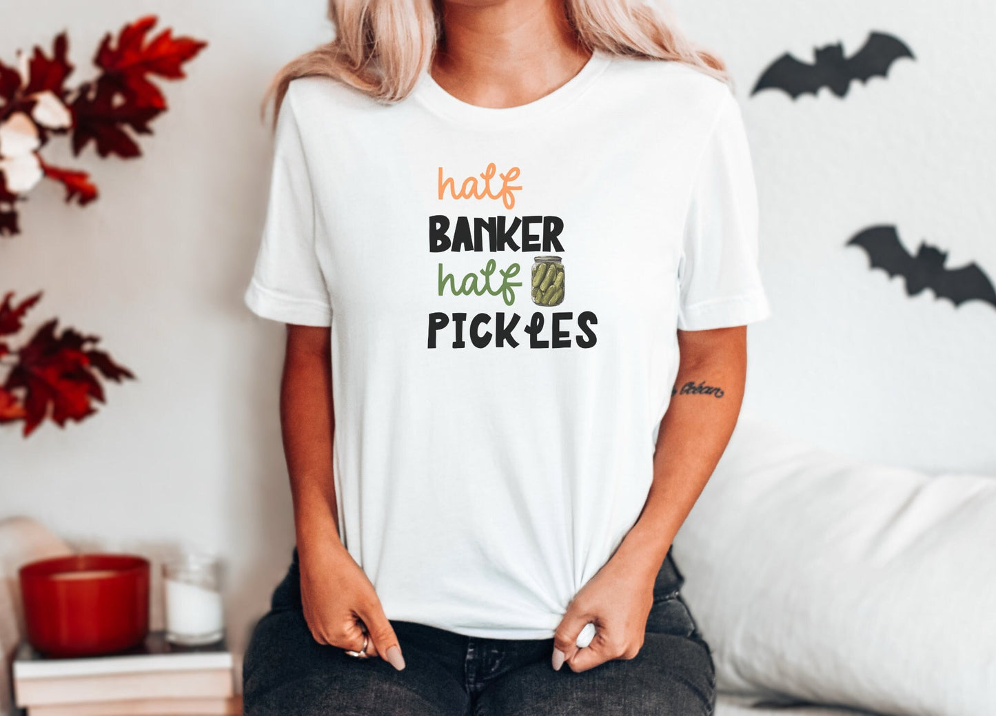 Banker Tshirt, Funny Pickle Shirt, Canned Pickles Gift for Pickle Lovers, Funny Pickle Jar Sweatshirt,Crewneck Humor Canning Jar shirt