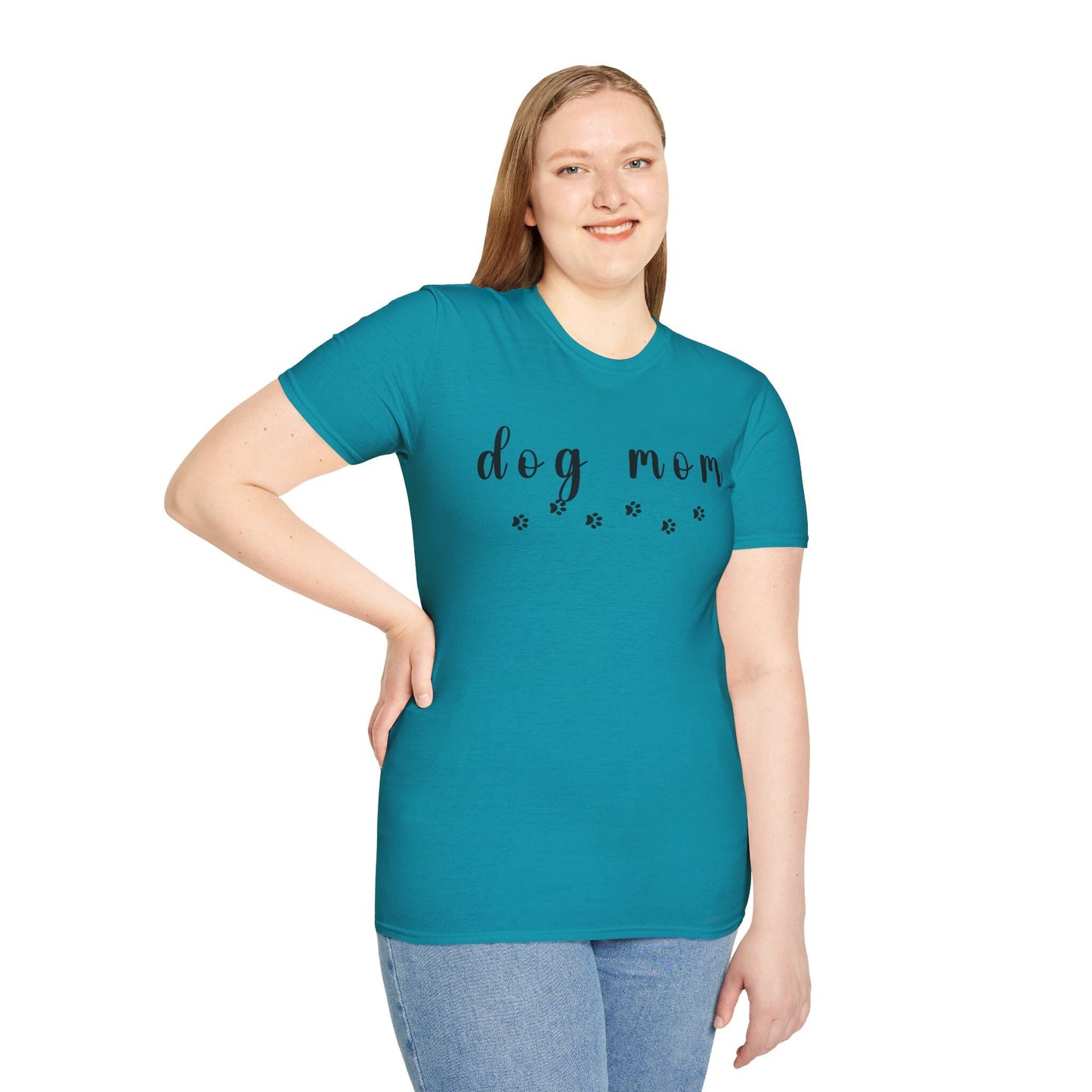 Dog Mom Shirt Gift for Pet Mom, Cute Dog Lover Gift shirt with dog paws, Dog Owner gift T-shirt for women Fur Baby Pet owner Gift Shirt