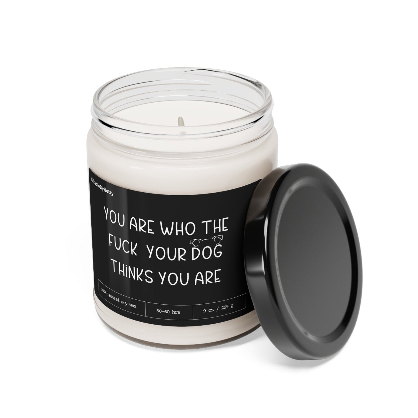 Dog Mom Candle Birthday Gift For Dog Lover Dog Owner,9oz Soy Candle Encouragement Motivational Graduation Fur Baby Memorial Gift for Pet Mom