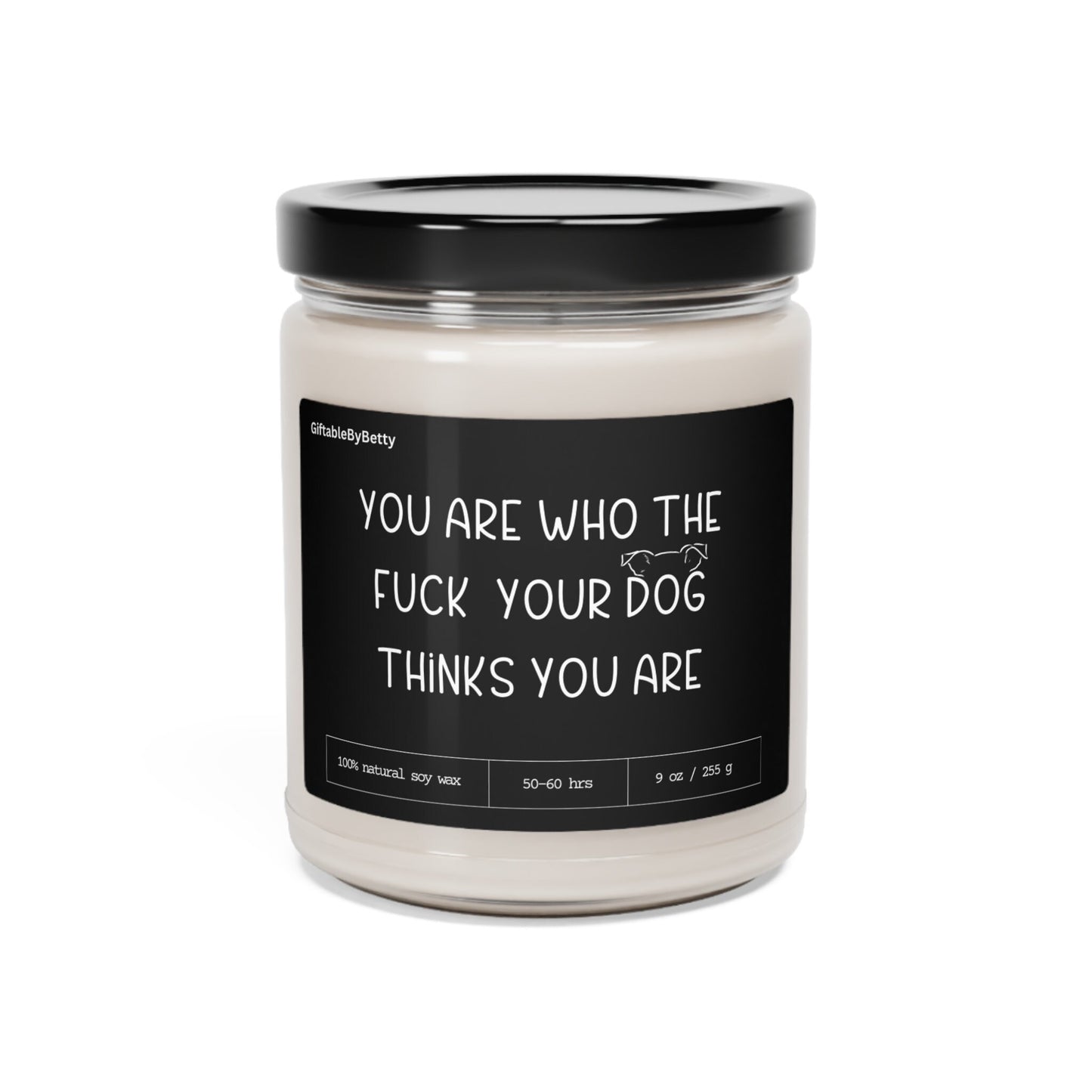 Dog Mom Candle Birthday Gift For Dog Lover Dog Owner,9oz Soy Candle Encouragement Motivational Graduation Fur Baby Memorial Gift for Pet Mom