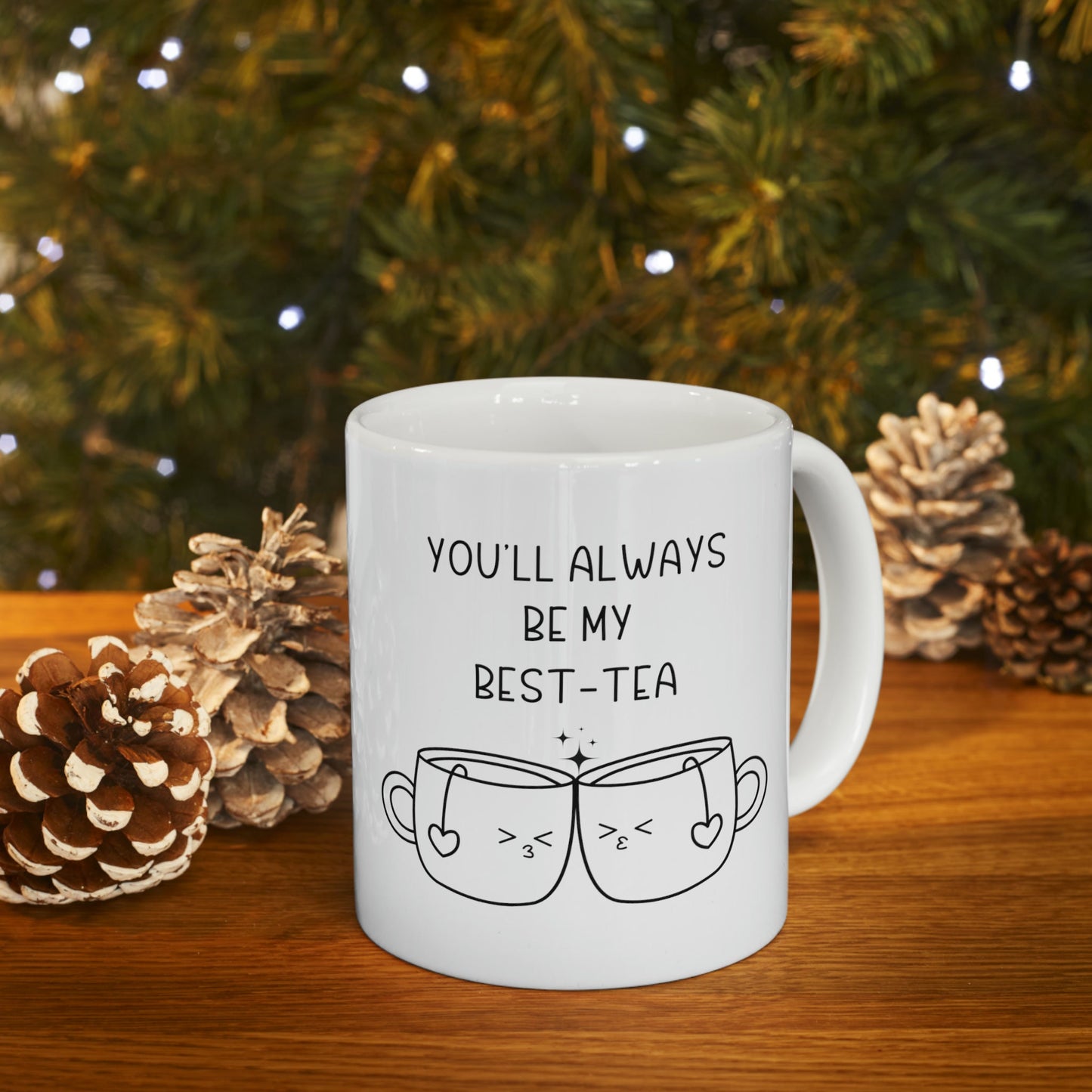 Best- Tea Best Friend Mug Gift, Friendship mug, Long Distance Friend Birthday, Friendiversary Christmas Gift