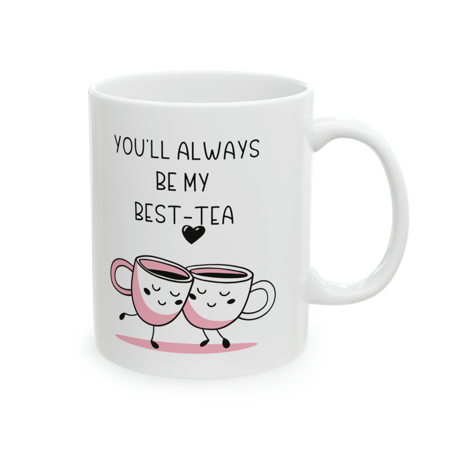 Best- Tea Best Friend Mug Gift, Friendship mug, Long Distance Friend Birthday, Friendiversary Christmas Gift
