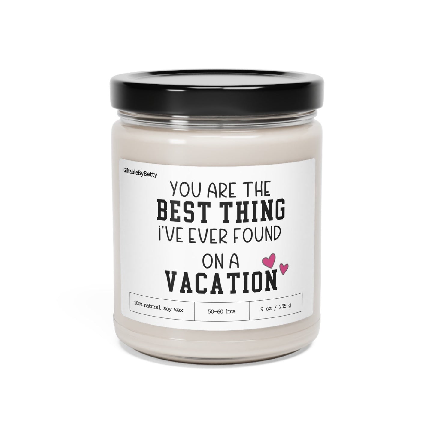 Boyfriend Girlfriend Long Distance Couple Candle Gift,Best Thing I found on a Vacation for Best Friend Fiance Wife Anniversary Birthday Gift