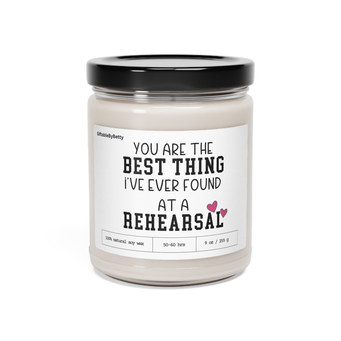 Boyfriend Girlfriend Long Distance Couple Candle Gift, Best Thing I found at Rehearsal for Best Friend Fiance Wife Anniversary Musician Gift