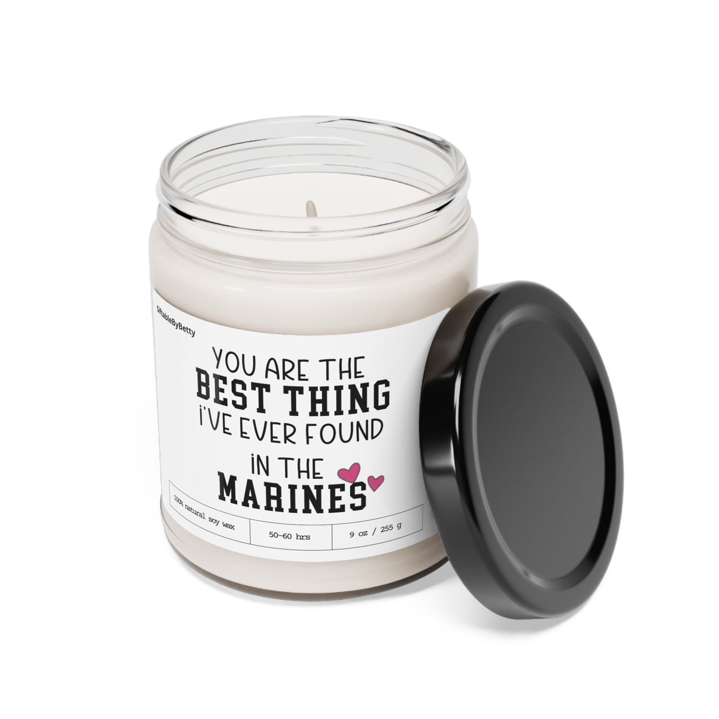 Boyfriend Girlfriend Long Distance Couple Candle Gift,Best Thing I found in the Marines for BestFriend Fiance Wife Anniversary Birthday Gift