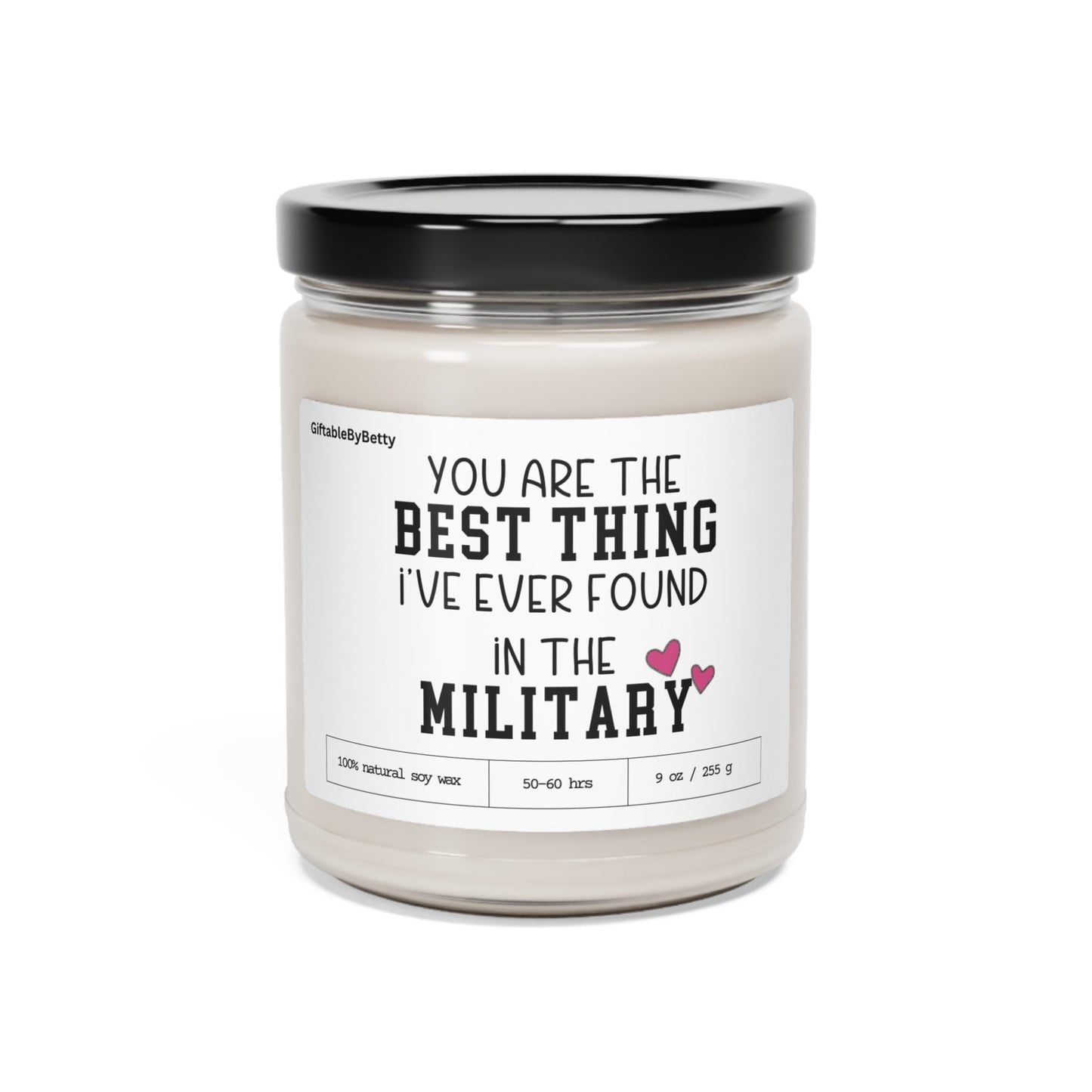 Boyfriend Girlfriend Long Distance Couple Candle Gift,Best Thing I found in Military for Best Friend Coworker Wife Anniversary Birthday Gift