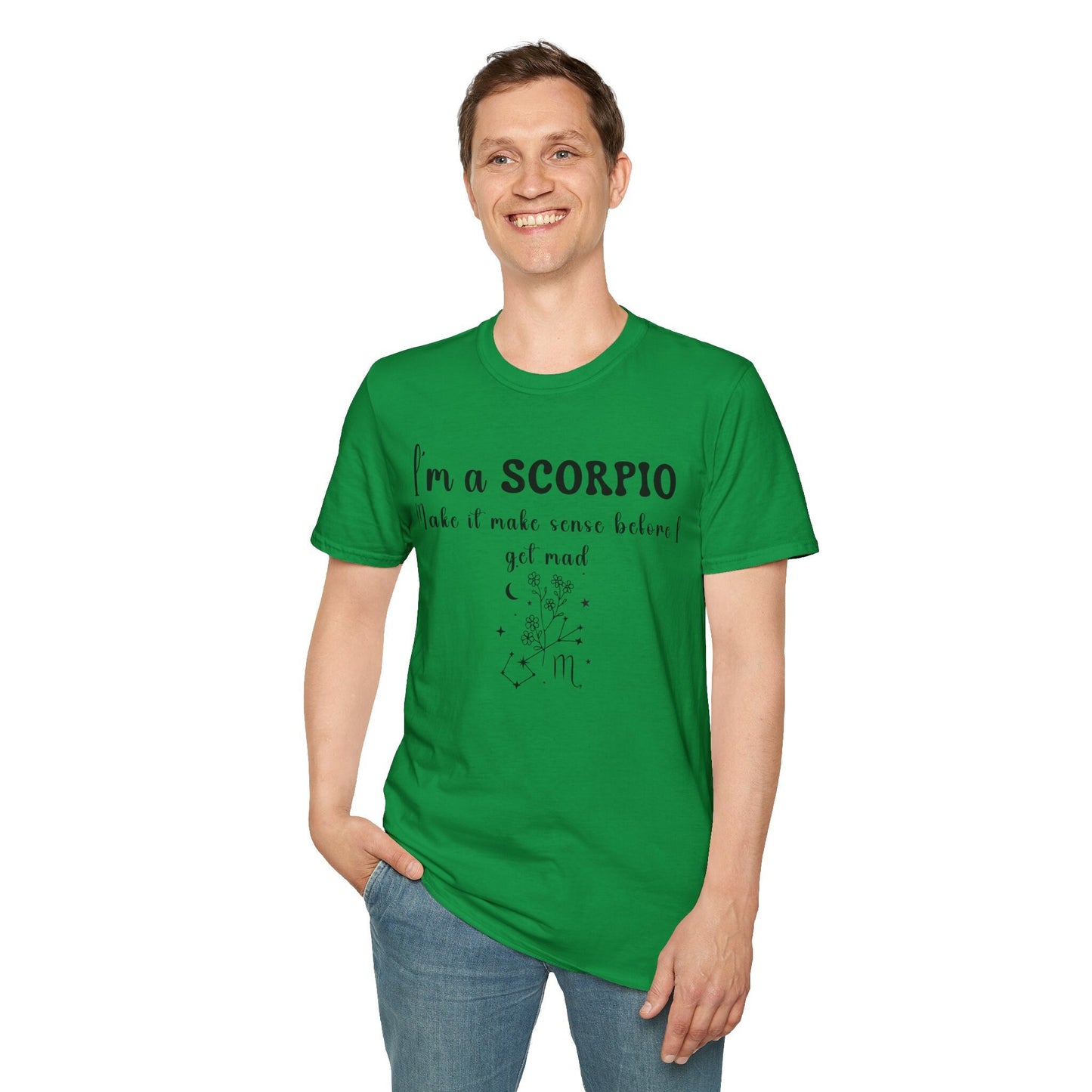 Scorpio Birthmonth flower Shirt Zodiac Sign Funny Birthday Shirt gift Cottagecore Birthflower Wildflower shirt for Horoscope Astrology Lover