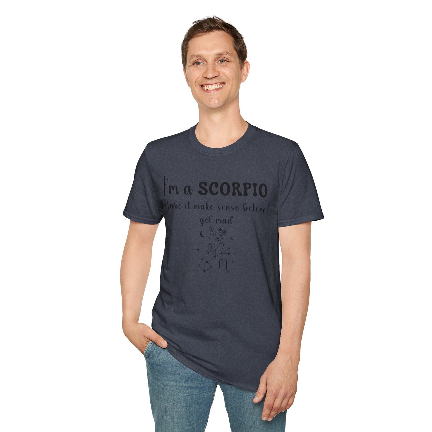 Scorpio Birthmonth flower Shirt Zodiac Sign Funny Birthday Shirt gift Cottagecore Birthflower Wildflower shirt for Horoscope Astrology Lover