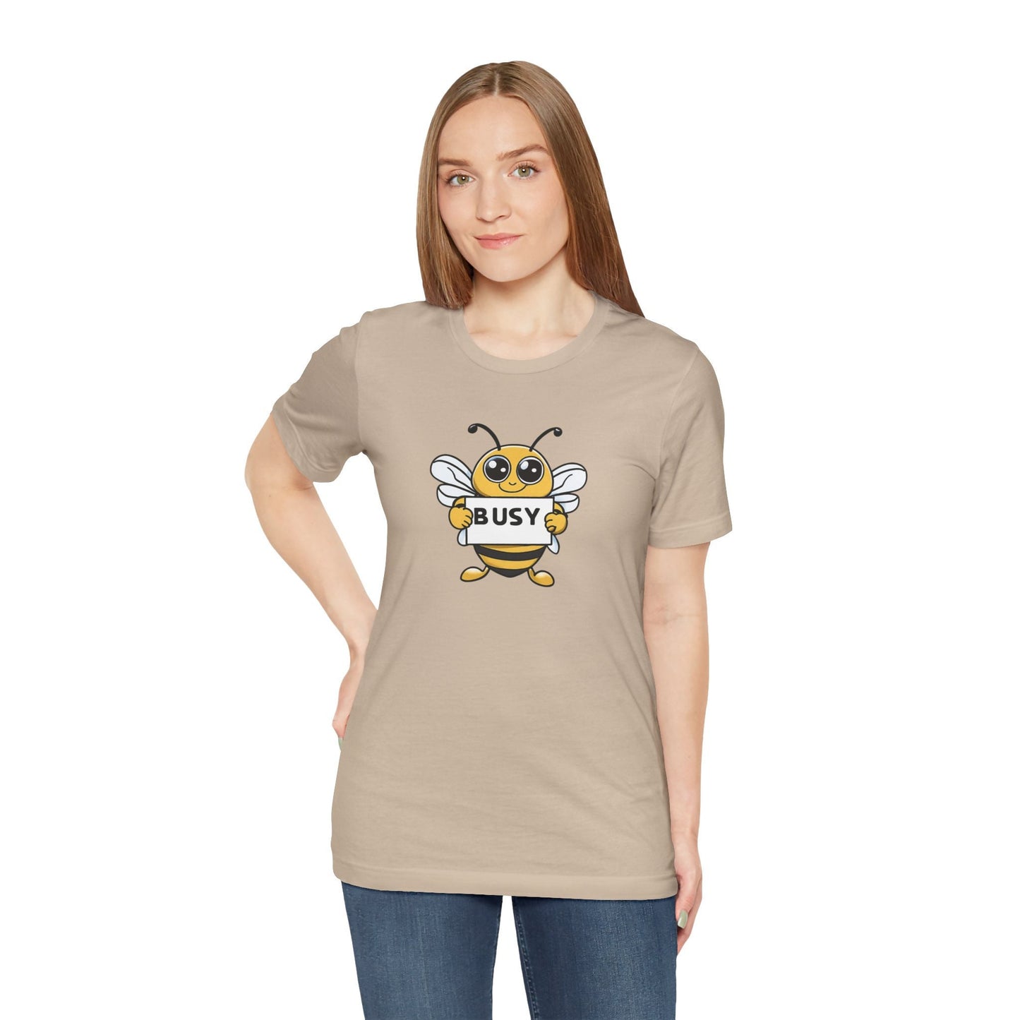 Busy Bee Shirt Funny Animal Shirt Cute Silly Humor Bee TShirt for Women & Men Bee Lovers Animal Lovers Gift