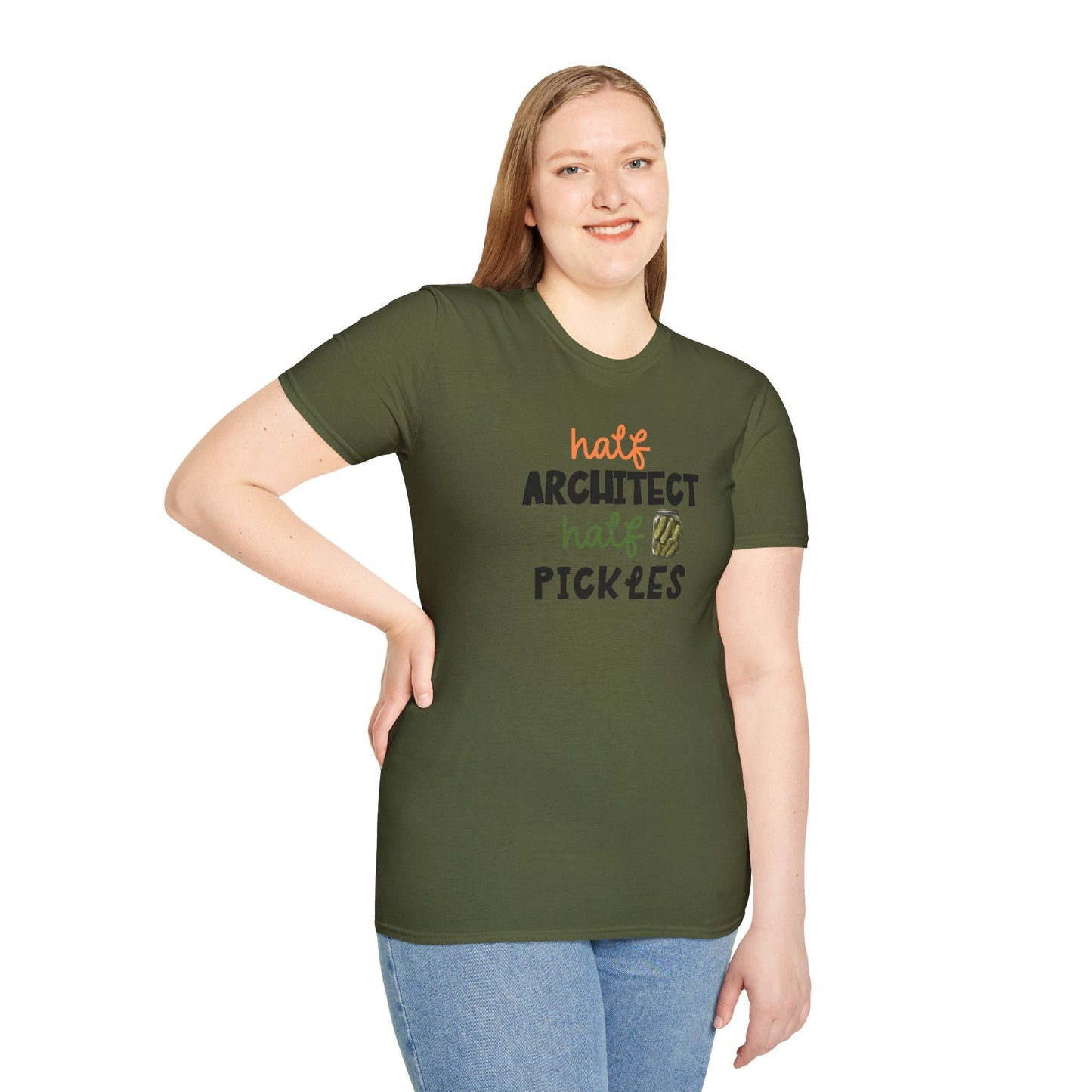 Architect Tshirt, Funny Pickle Shirt, Canned Pickles Gift for Pickle Lovers, Funny Pickle Jar Sweatshirt,Crewneck Humor Canning Jar shirt