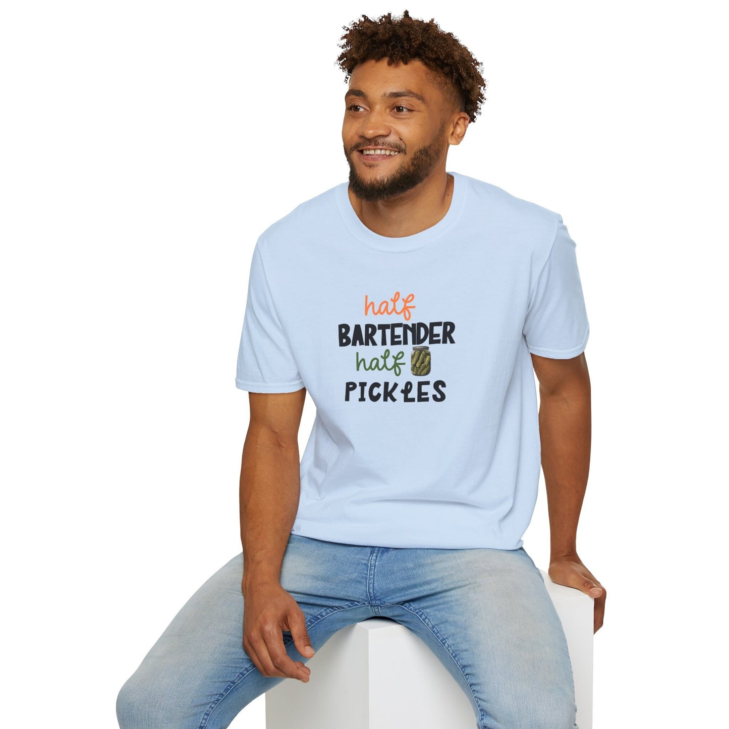 Bartender Tshirt,Funny Pickle Shirt, Canned Pickles Gift for Pickle Lovers, Funny Pickle Jar Sweatshirt,Crewneck Humor Canning Jar shirt