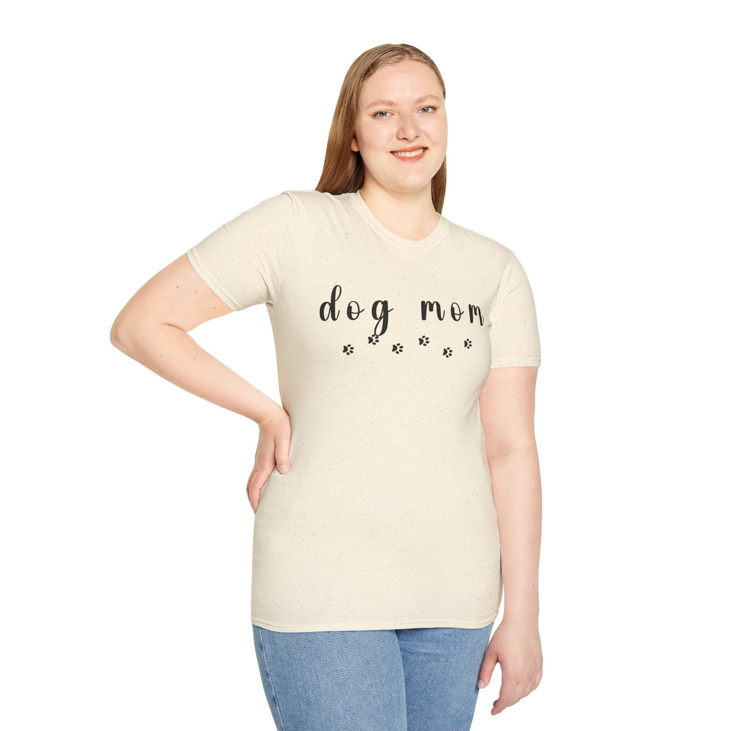 Dog Mom Shirt Gift for Pet Mom, Cute Dog Lover Gift shirt with dog paws, Dog Owner gift T-shirt for women Fur Baby Pet owner Gift Shirt