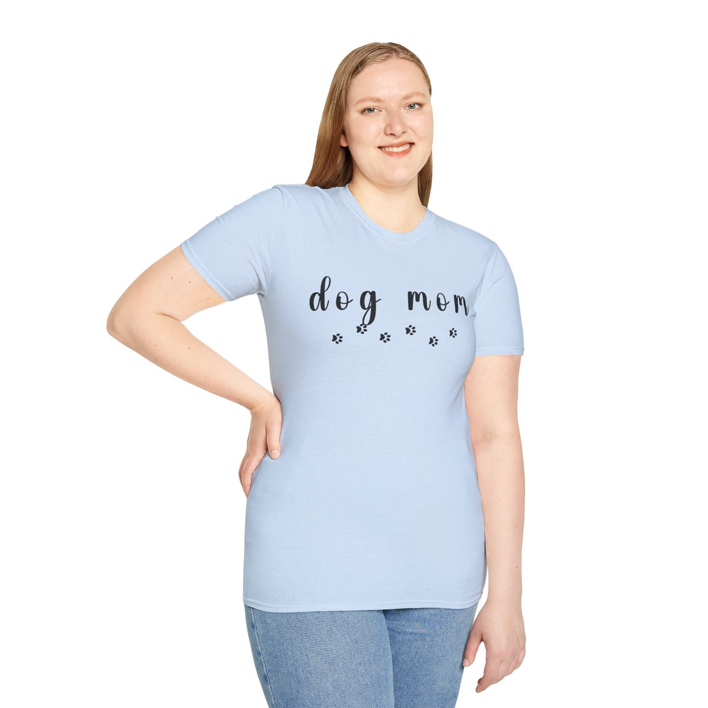 Dog Mom Shirt Gift for Pet Mom, Cute Dog Lover Gift shirt with dog paws, Dog Owner gift T-shirt for women Fur Baby Pet owner Gift Shirt