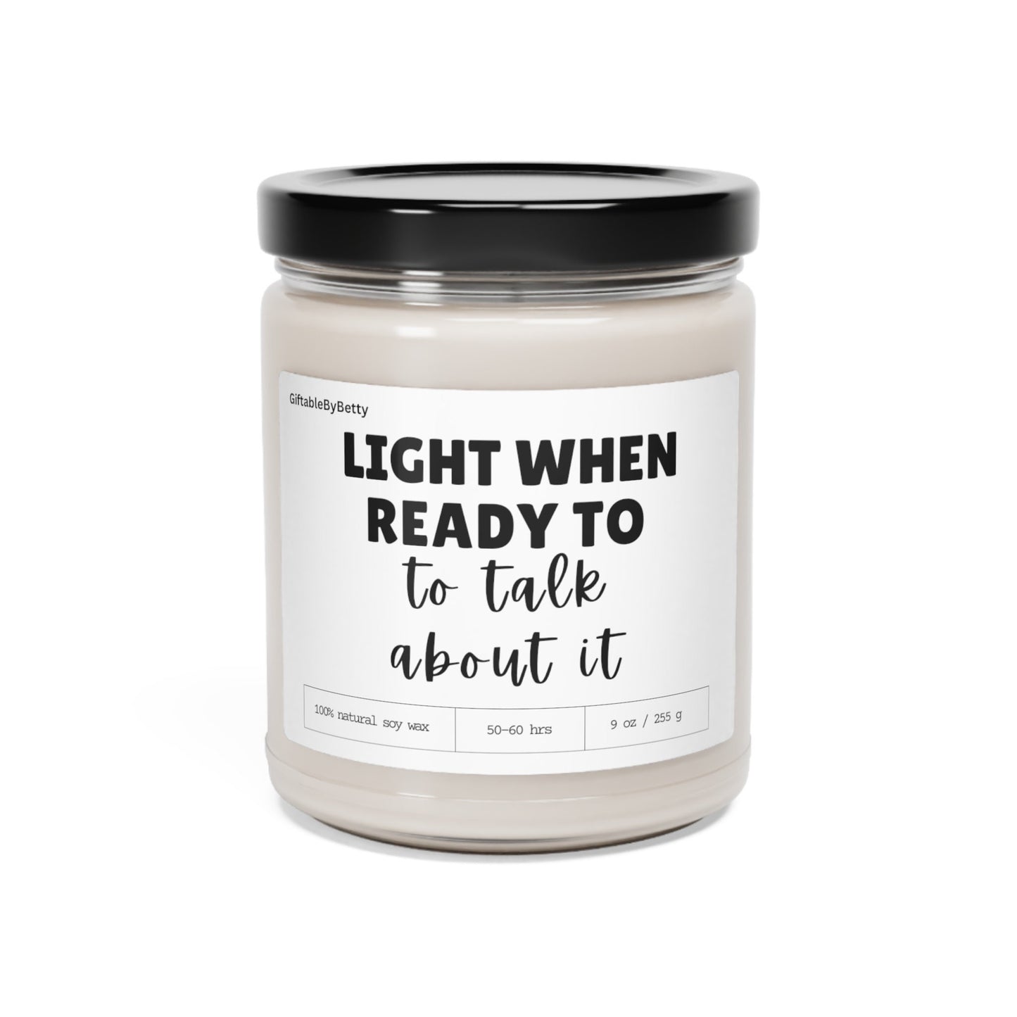Light when Candle gift for husband boyfriend girlfriend wife 9oz I'm sorry Sympathy candles for him Relationship Apology gifts