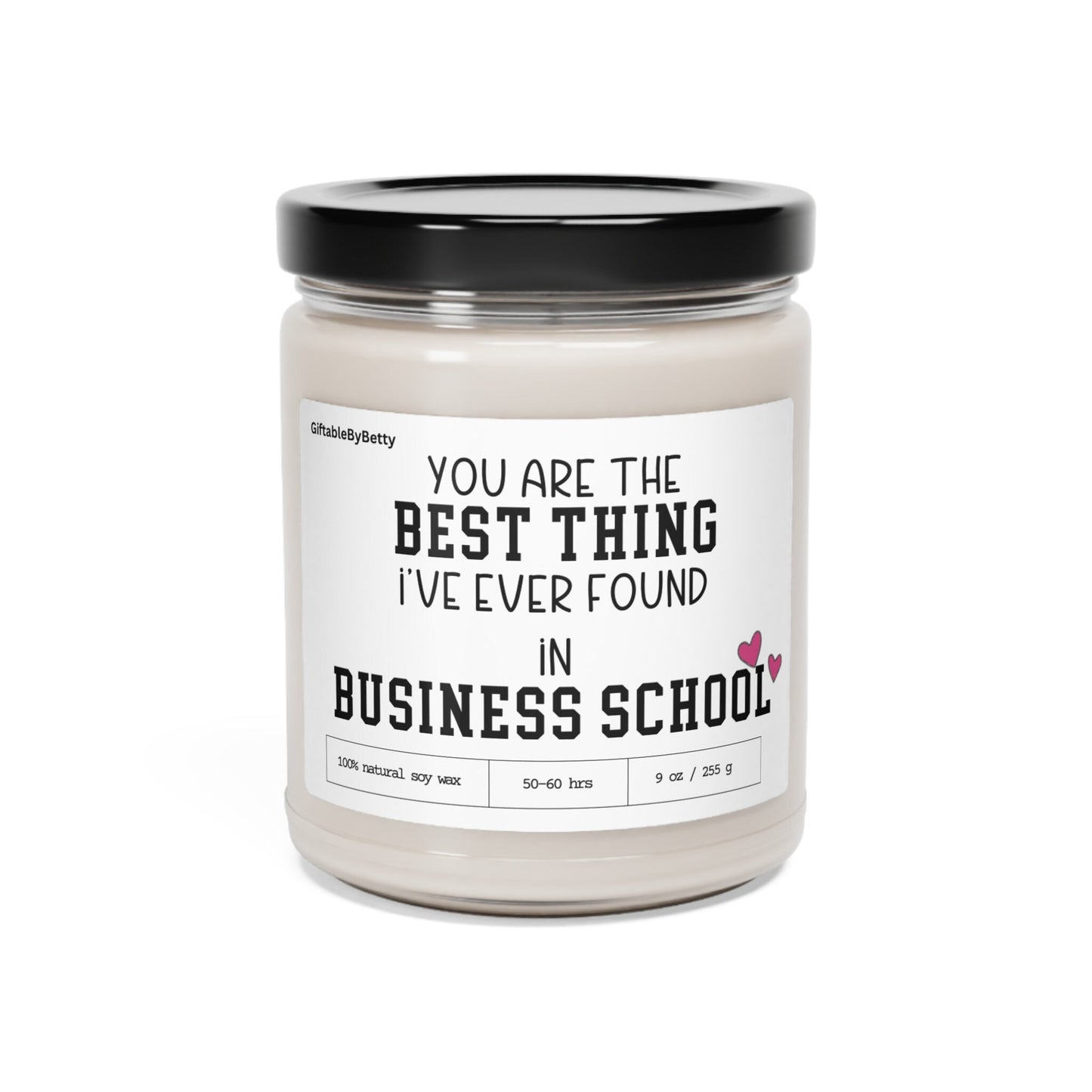 Boyfriend Girlfriend 9oz Candle Gift, Best Thing I found in Business School for BestFriend Fiance Wife Anniversary Teacher Appreciation Gift