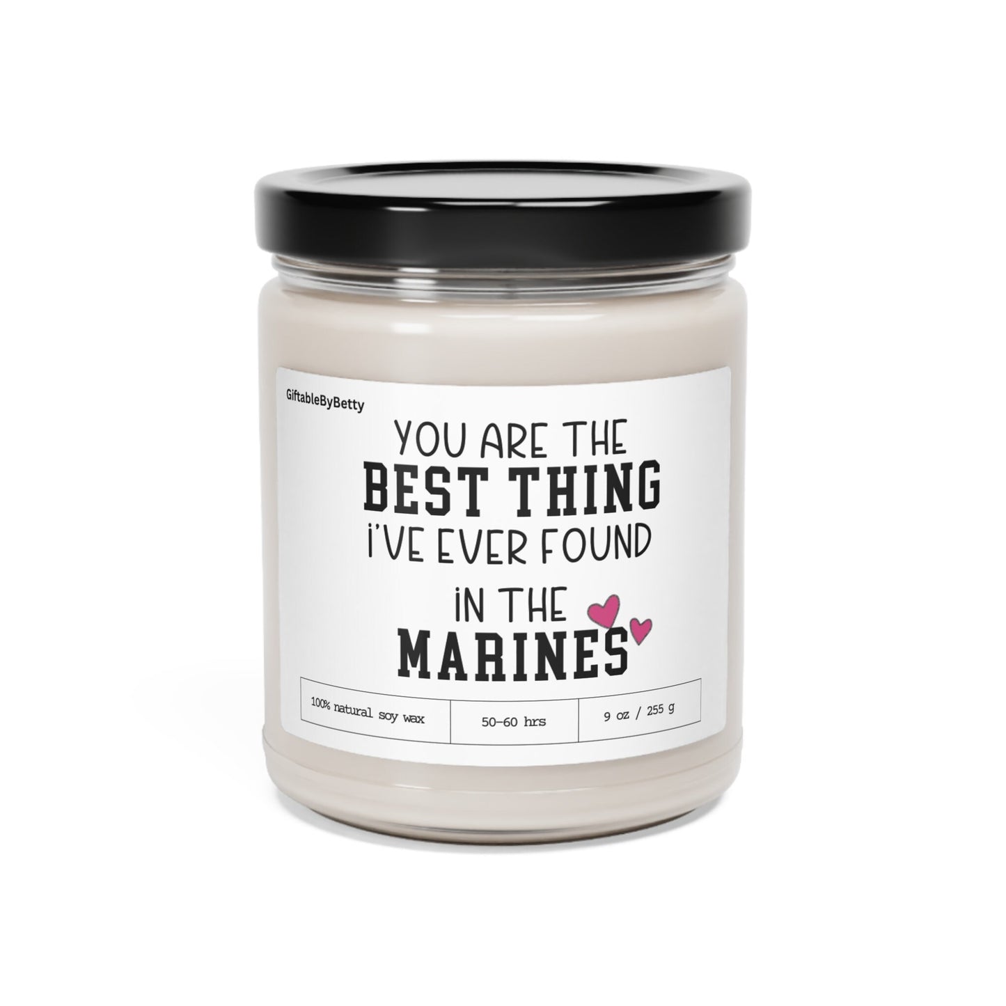Boyfriend Girlfriend Long Distance Couple Candle Gift,Best Thing I found in the Marines for BestFriend Fiance Wife Anniversary Birthday Gift