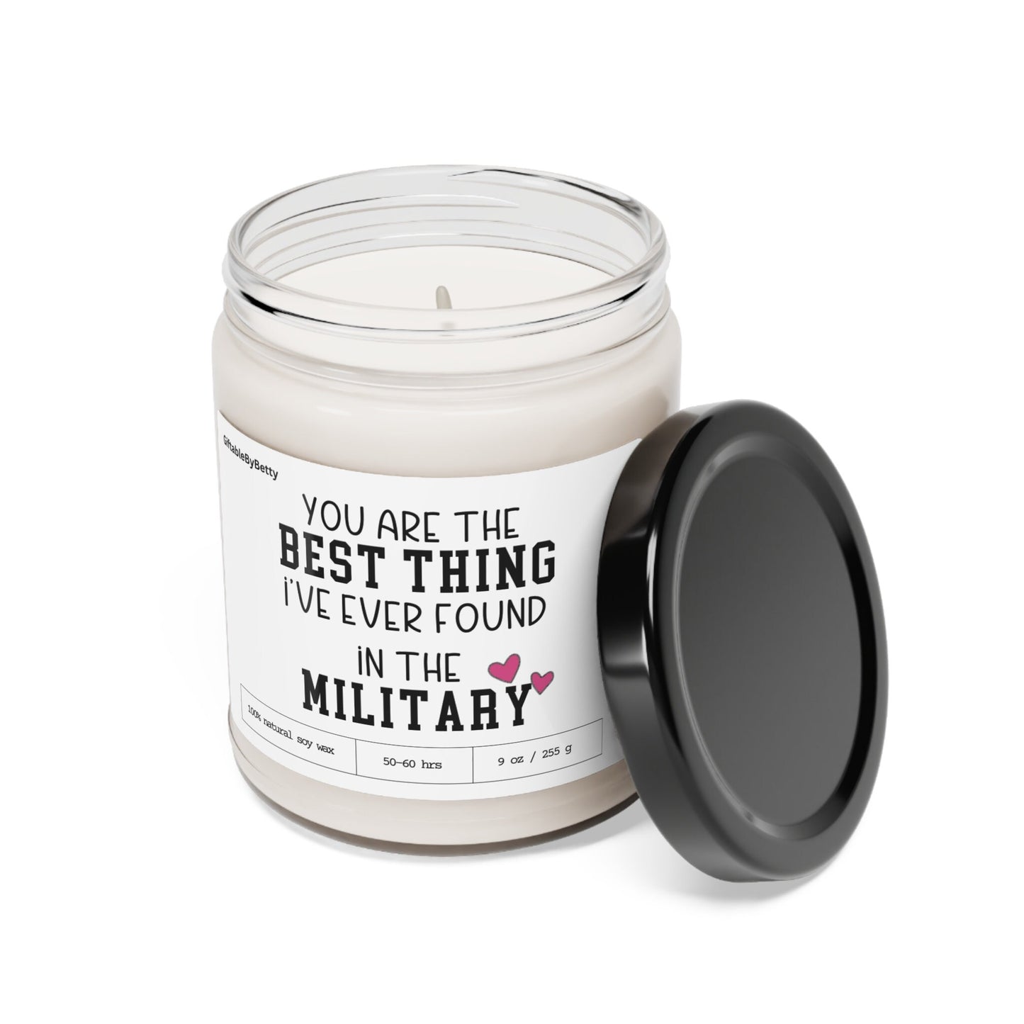 Boyfriend Girlfriend Long Distance Couple Candle Gift,Best Thing I found in Military for Best Friend Coworker Wife Anniversary Birthday Gift