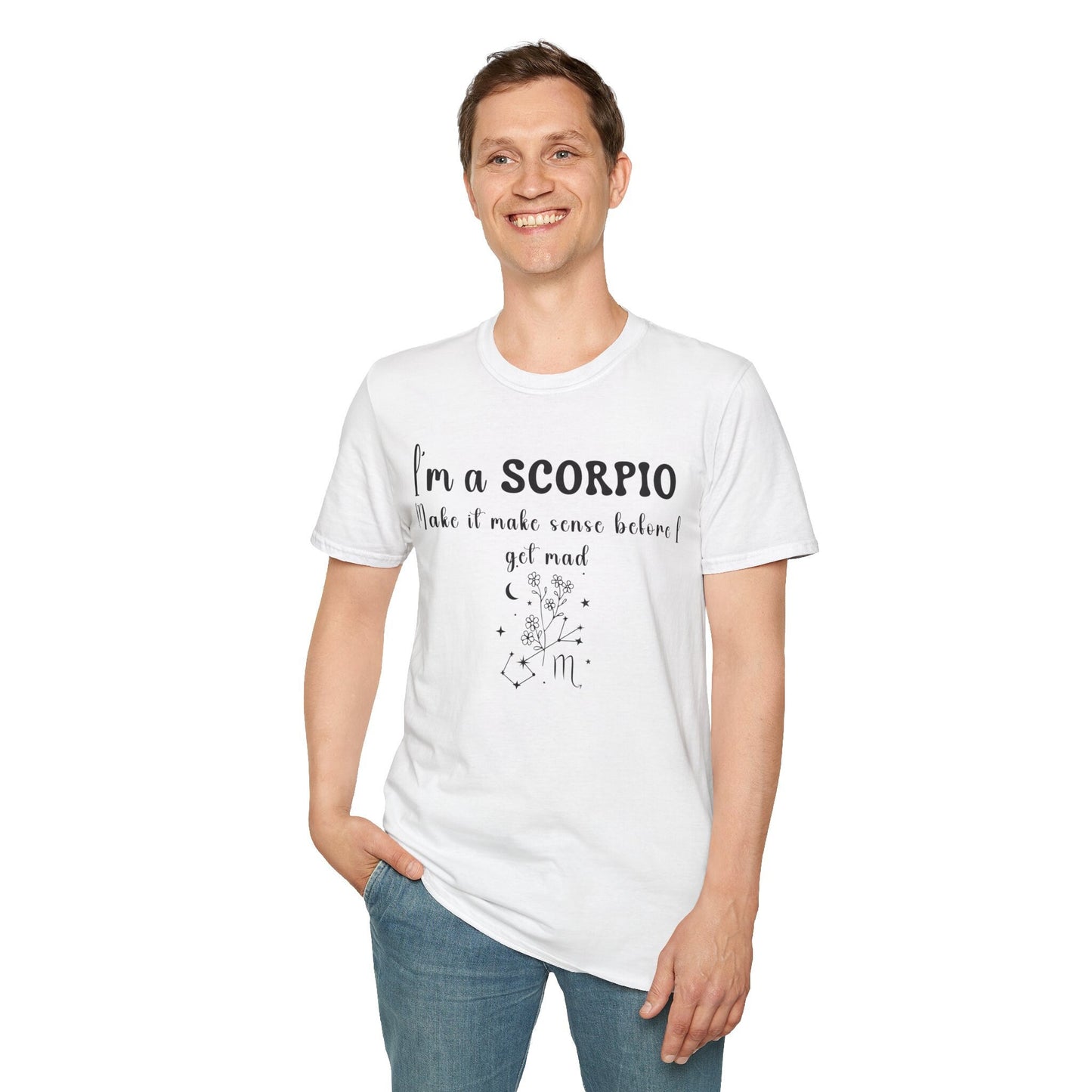 Scorpio Birthmonth flower Shirt Zodiac Sign Funny Birthday Shirt gift Cottagecore Birthflower Wildflower shirt for Horoscope Astrology Lover