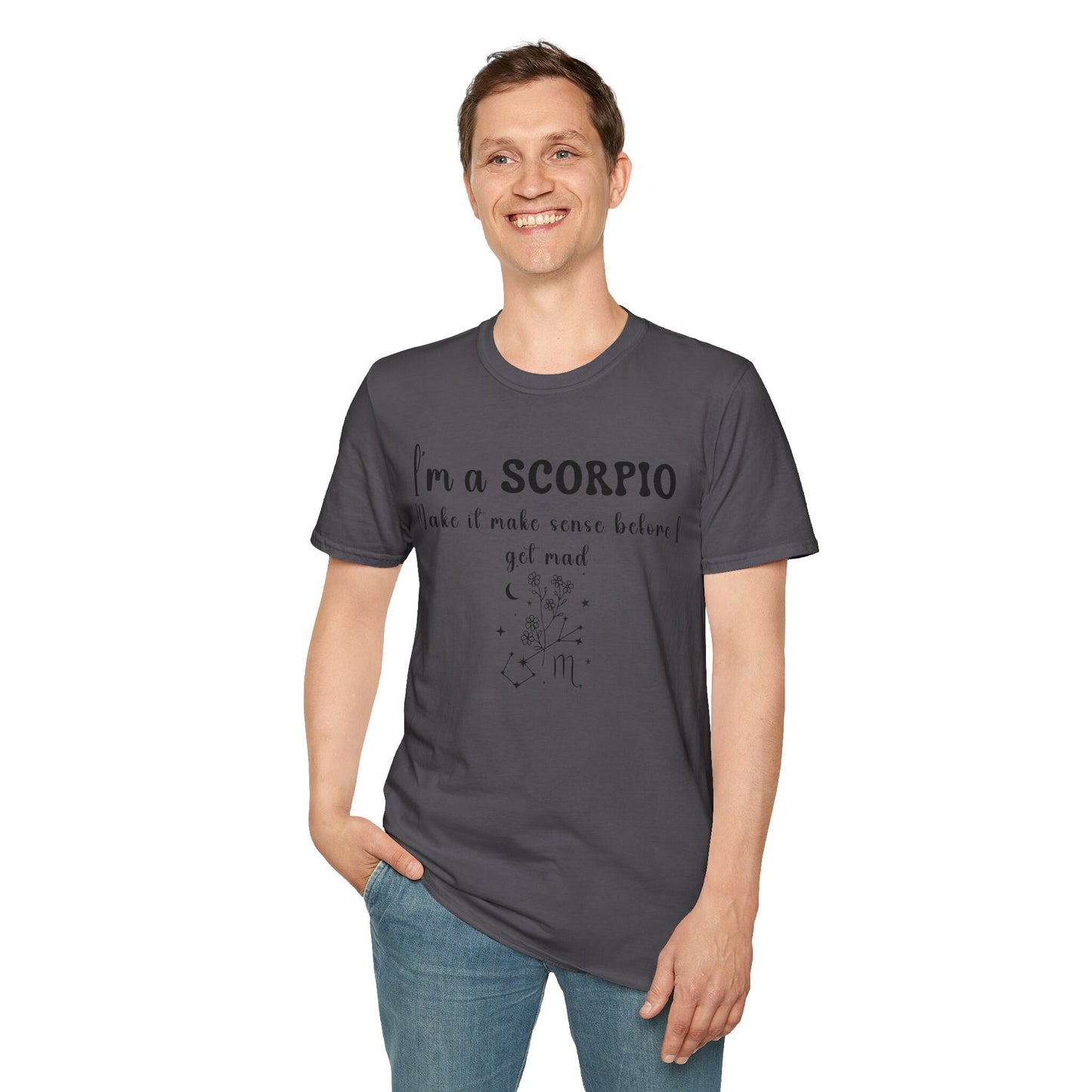 Scorpio Birthmonth flower Shirt Zodiac Sign Funny Birthday Shirt gift Cottagecore Birthflower Wildflower shirt for Horoscope Astrology Lover