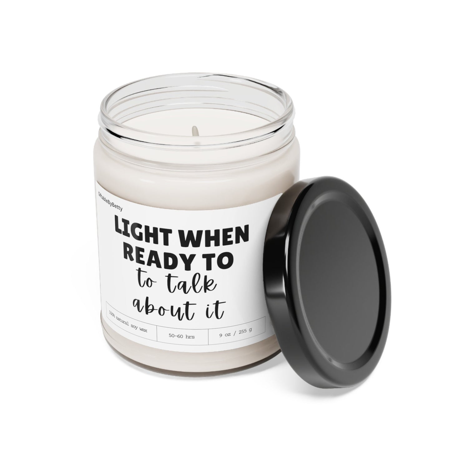 Light when Candle gift for husband boyfriend girlfriend wife 9oz I'm sorry Sympathy candles for him Relationship Apology gifts