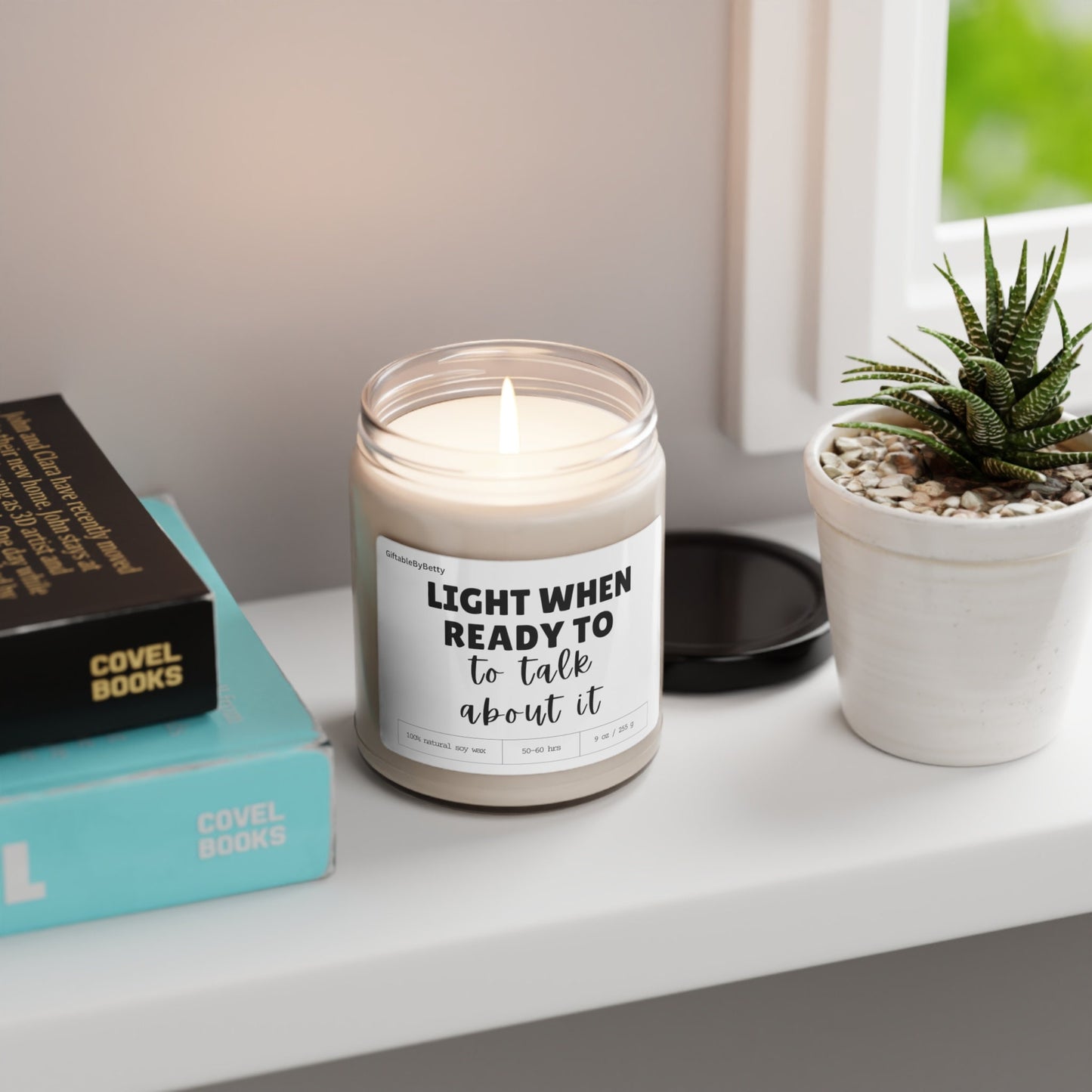 Light when Candle gift for husband boyfriend girlfriend wife 9oz I'm sorry Sympathy candles for him Relationship Apology gifts