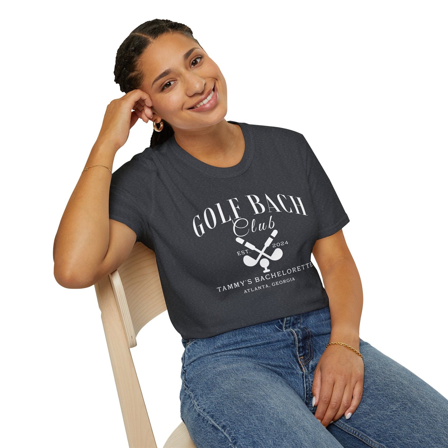 Custom Golf Bachelorette Party Shirts,Personalized Bridesmaid Shirts, Last Swing Bachelorette Shirt, Bridal Party, Women Golf Bach Club