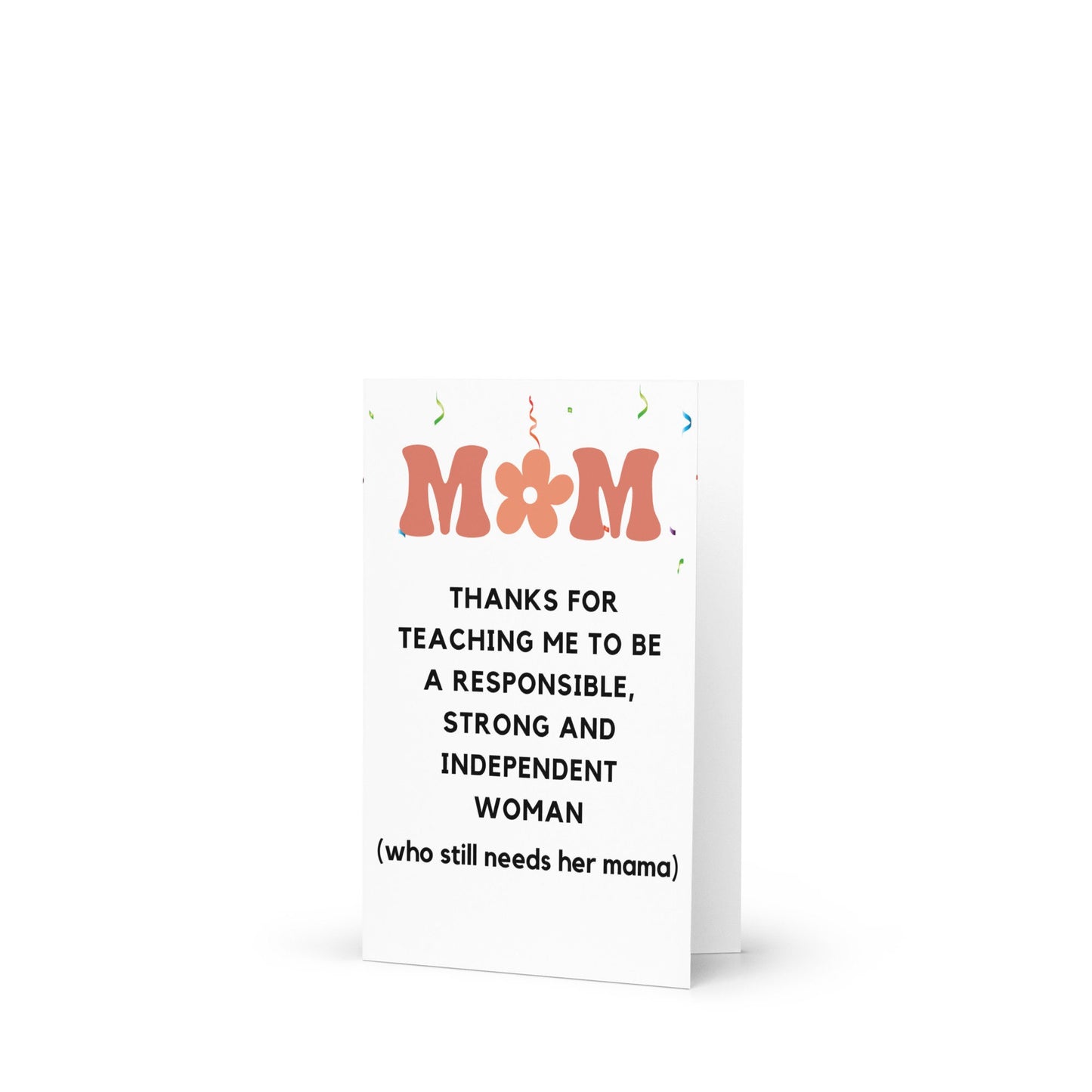 Funny Mothers Day Card for Mom Birthday Card for Mom Gift From Daughter From Son Oldest Child Mother's Day Gift Witty Mom Card