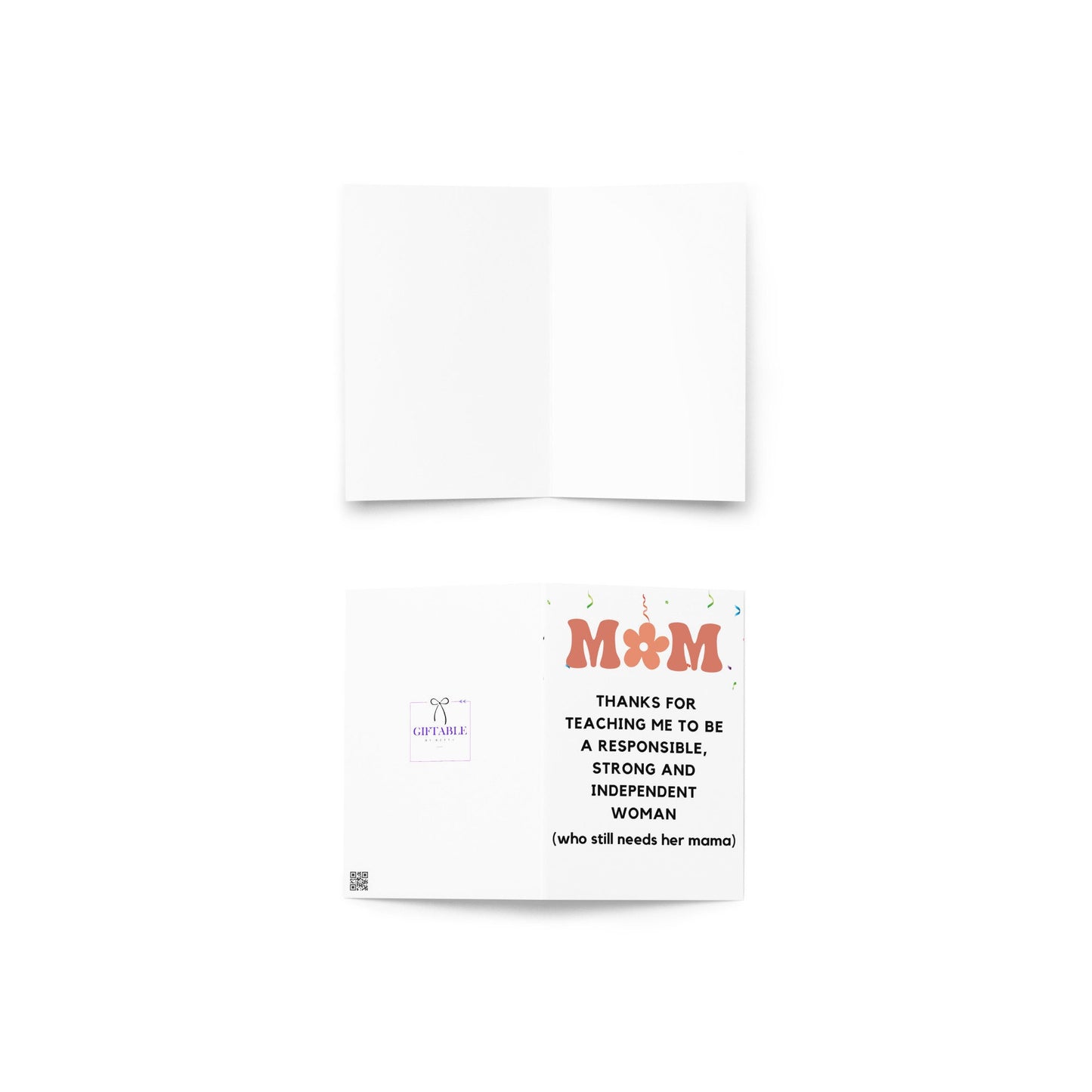 Funny Mothers Day Card for Mom Birthday Card for Mom Gift From Daughter From Son Oldest Child Mother's Day Gift Witty Mom Card