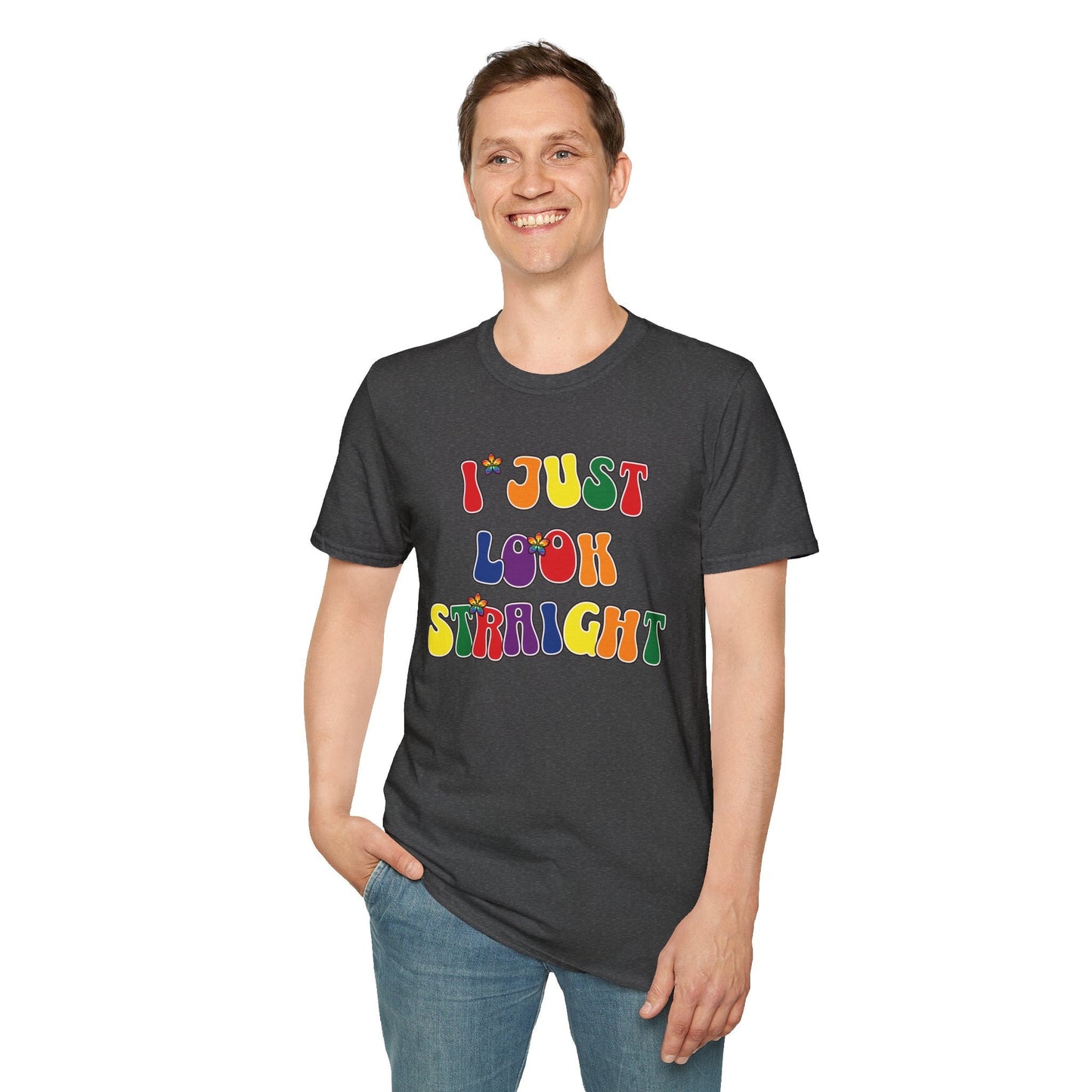Funny Pride Shirt, I Just Look Straight Shirt, LGBTQ Gift, Pride Month Shirt, Lesbian Gift, Queer Shirt, LGBTQ Gay pride shirt