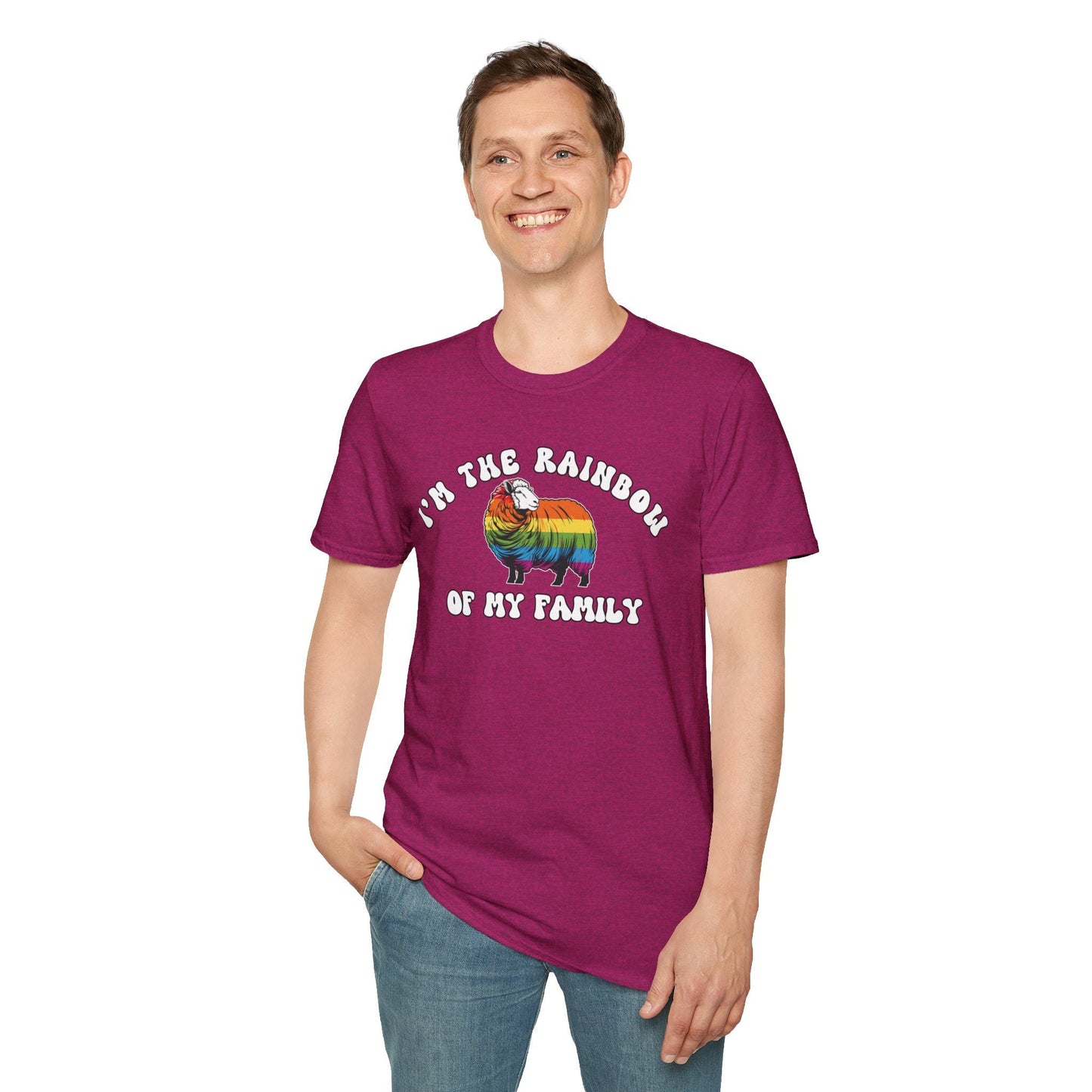 Funny Pride Shirt, Rainbow Sheep T-Shirt, Gay Lesbian Trans Pride Shirt, LGBTQ Gift, Pride Month Equality Gay Rights T Shirt, Ally shirt