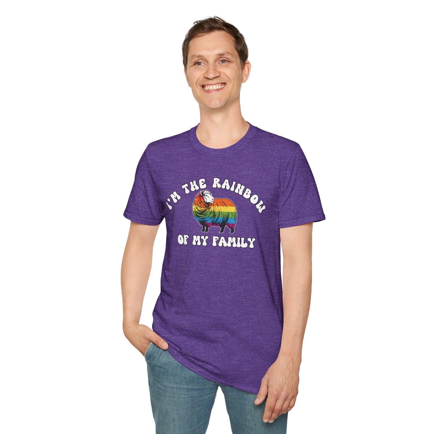 Funny Pride Shirt, Rainbow Sheep T-Shirt, Gay Lesbian Trans Pride Shirt, LGBTQ Gift, Pride Month Equality Gay Rights T Shirt, Ally shirt