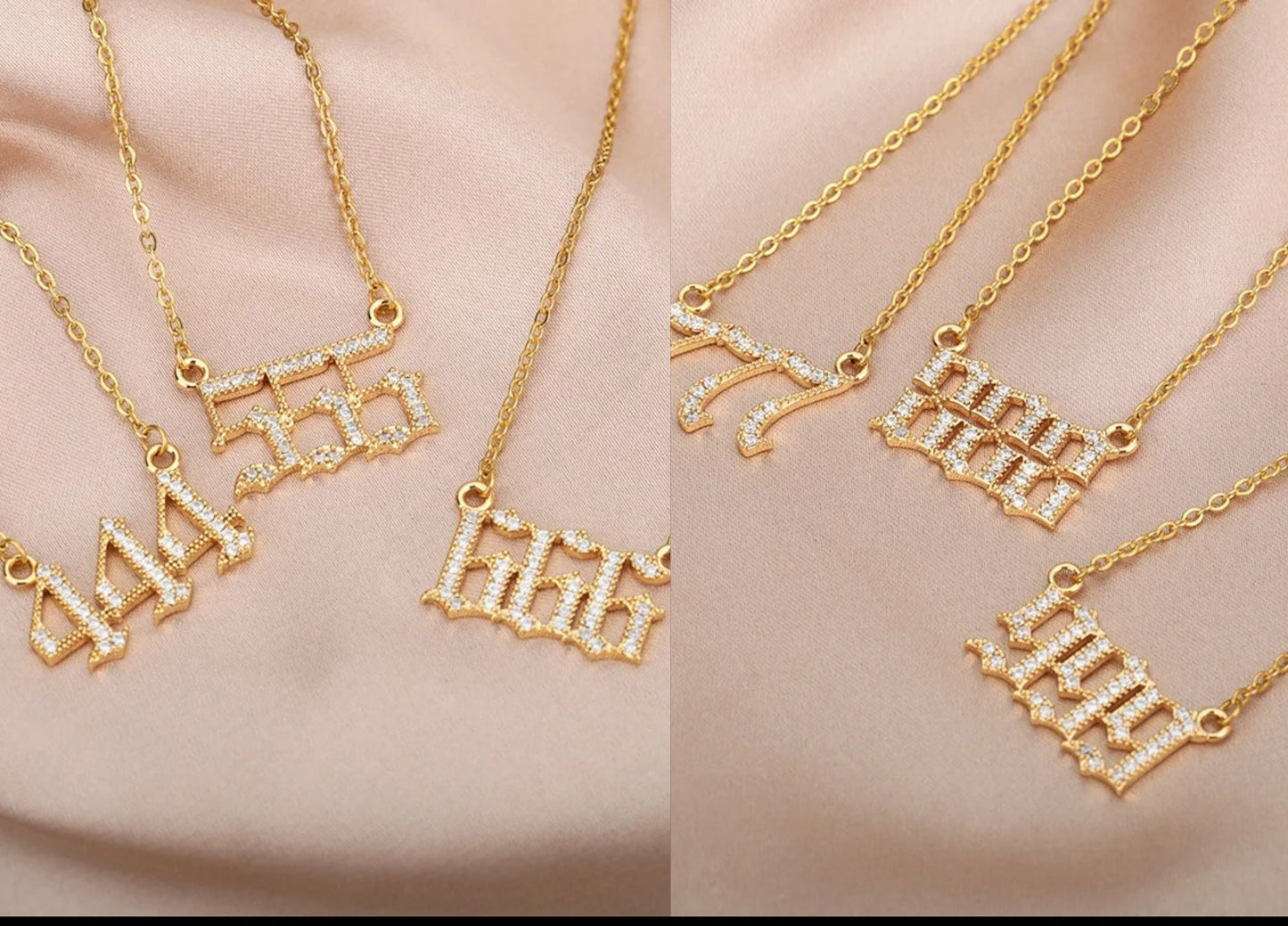 Angel Number Necklace, Lucky Number Necklace, Birthday gift for mom girlfriend Grandma, Number Pendant, Family Gift, Mothers Day Gift