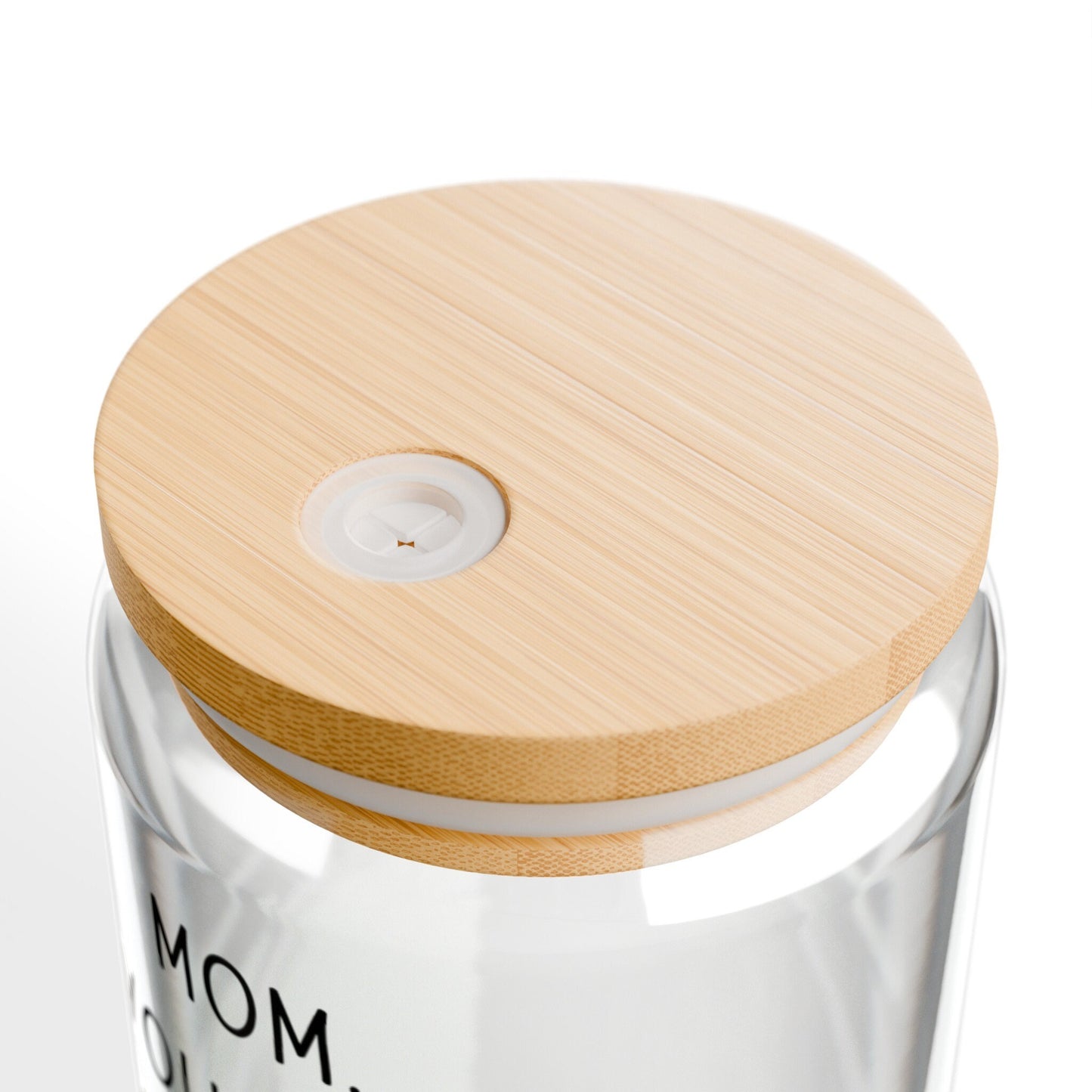 Custom Name Funny Mothers Day Gifts Moms Birthday Personalized Glass Coffee Cup with straw for Mom Funny Mugs for Best Mom Ever Gifts