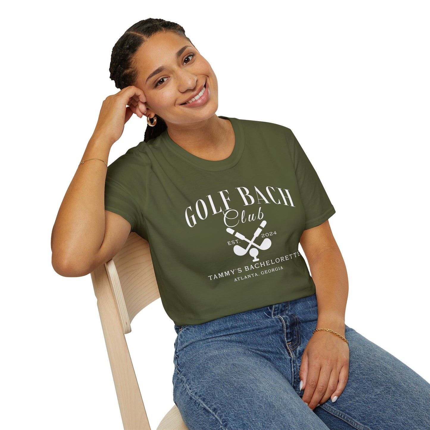 Custom Golf Bachelorette Party Shirts,Personalized Bridesmaid Shirts, Last Swing Bachelorette Shirt, Bridal Party, Women Golf Bach Club
