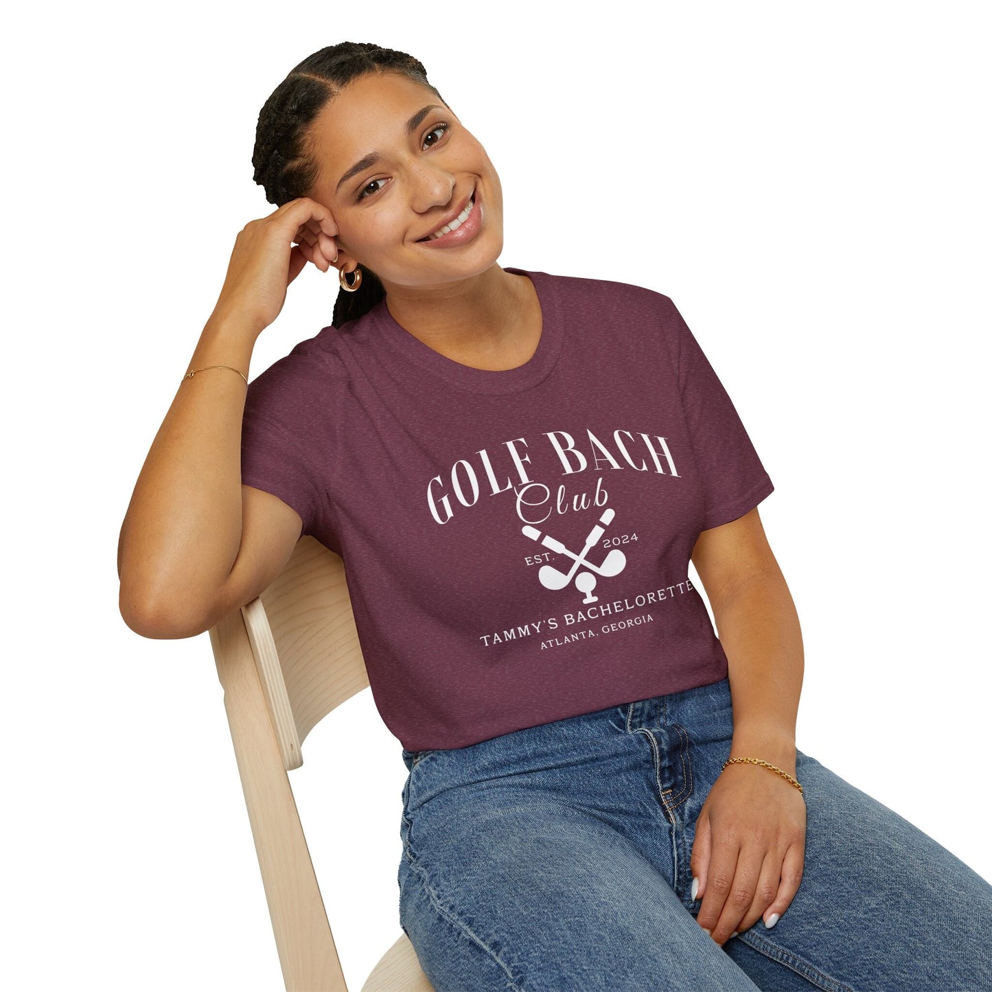 Custom Golf Bachelorette Party Shirts,Personalized Bridesmaid Shirts, Last Swing Bachelorette Shirt, Bridal Party, Women Golf Bach Club