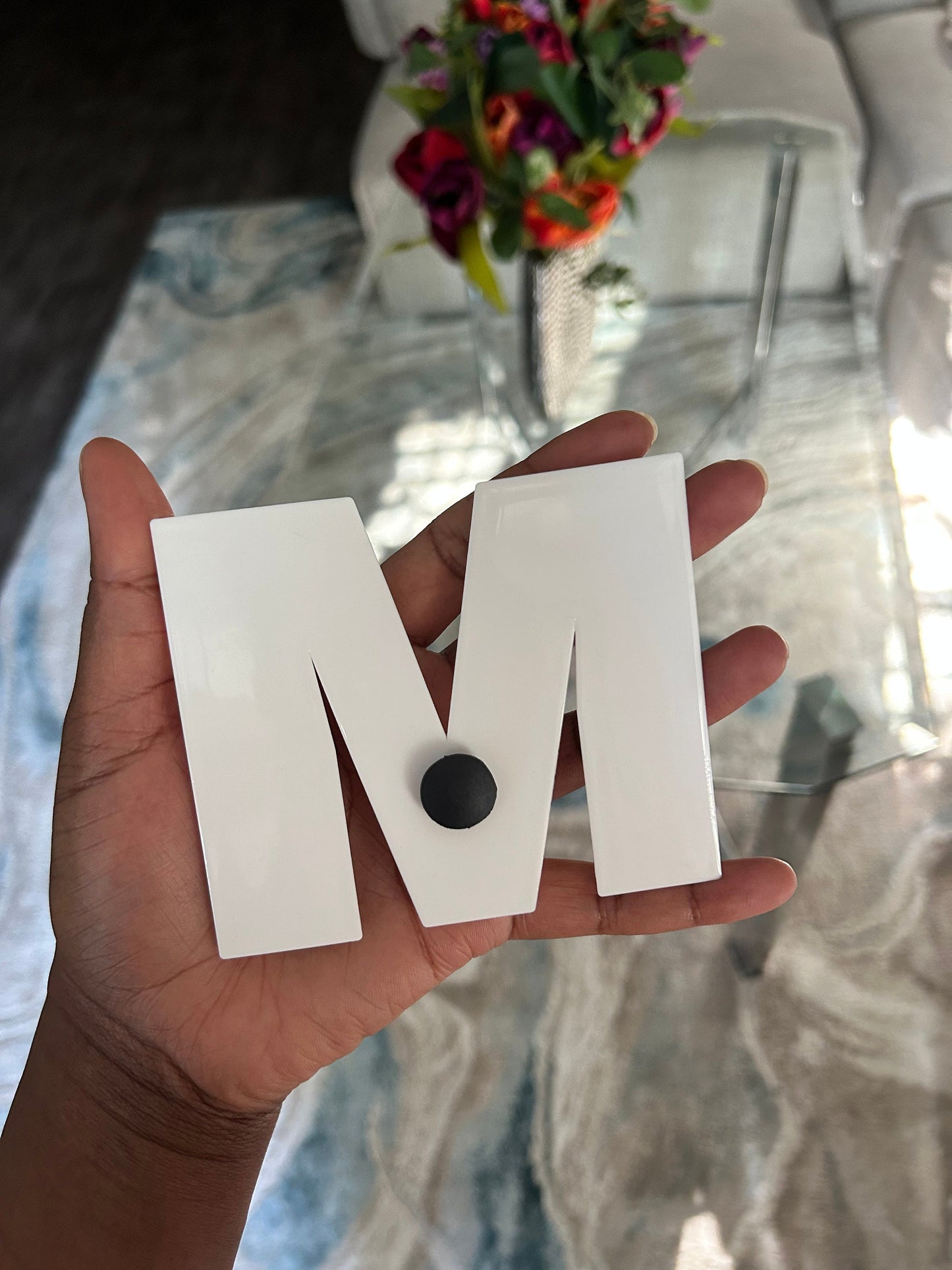 Letter Charm compatible with Bogg Bag, Alphabet Charm for Simply Southern Tote Bag, Name Initial Charm, Rubber Beach Tote Accessories