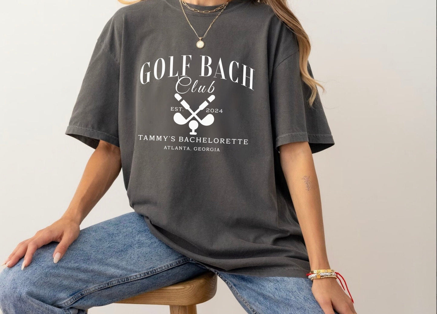 Custom Golf Bachelorette Party Shirts,Personalized Bridesmaid Shirts, Last Swing Bachelorette Shirt, Bridal Party, Women Golf Bach Club